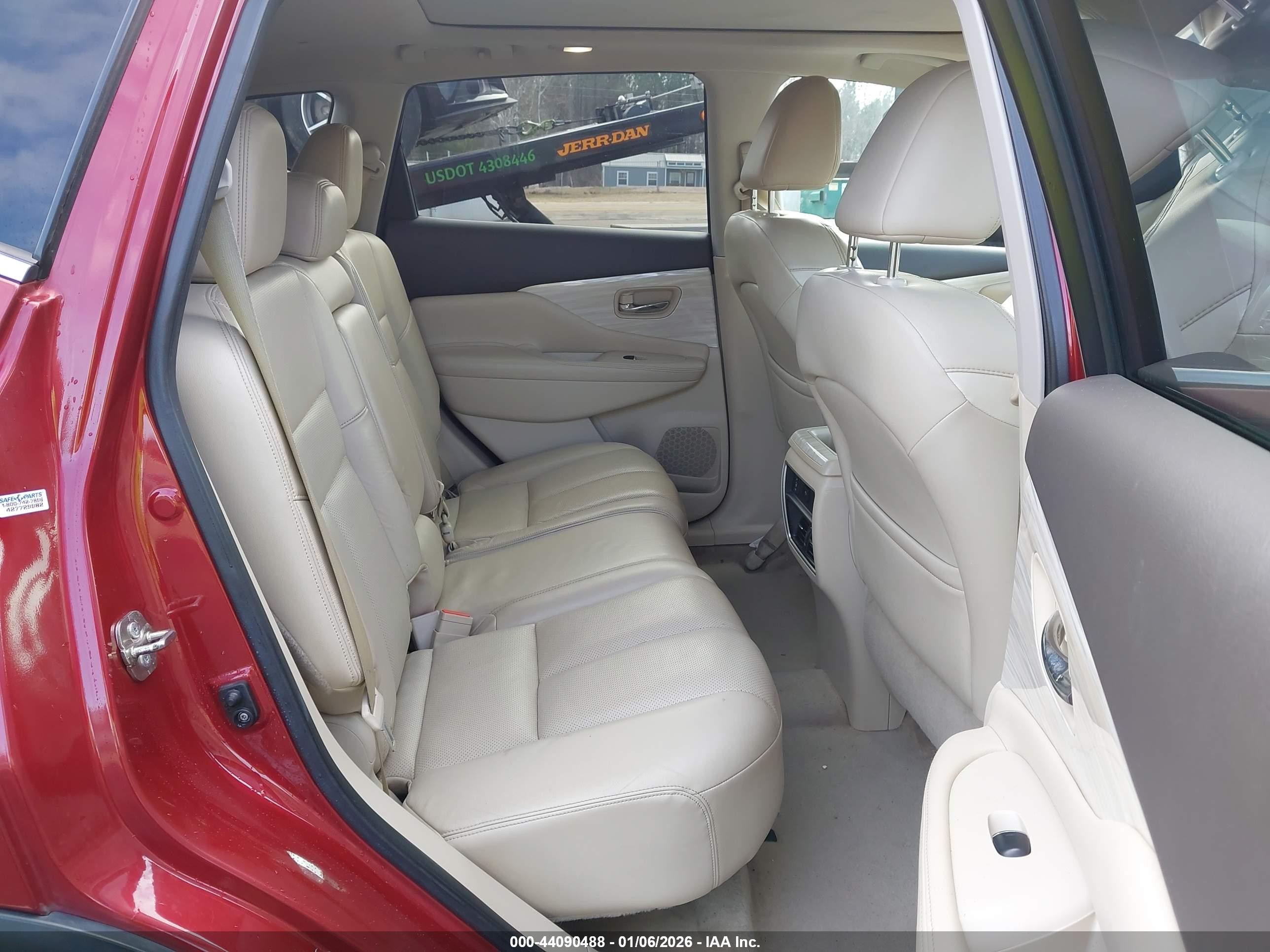 2015 Nissan Murano Platinum Бордовый vin: 5N1AZ2MG7FN214777