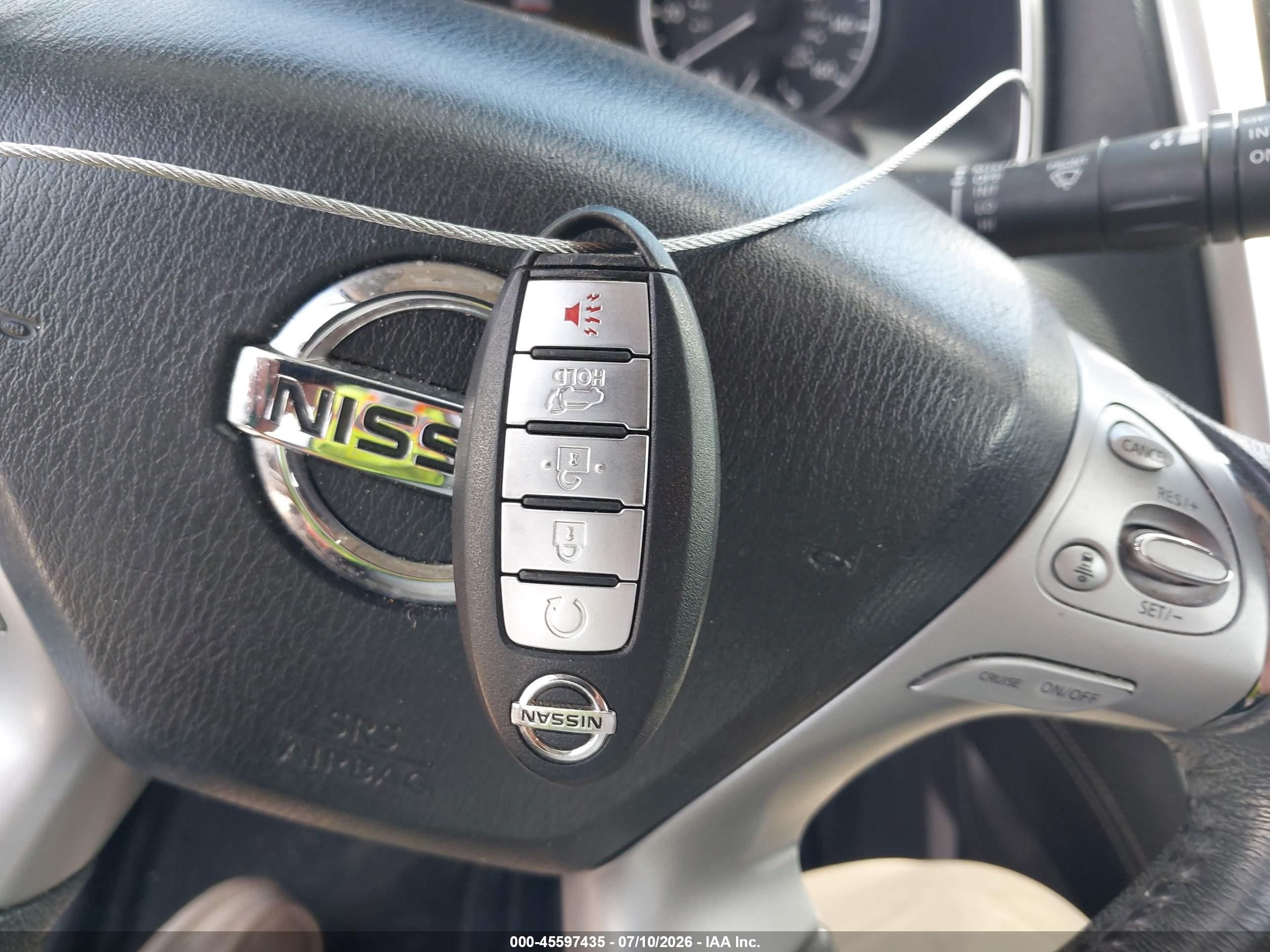2015 Nissan Murano Sl Серебряный vin: 5N1AZ2MG7FN218201