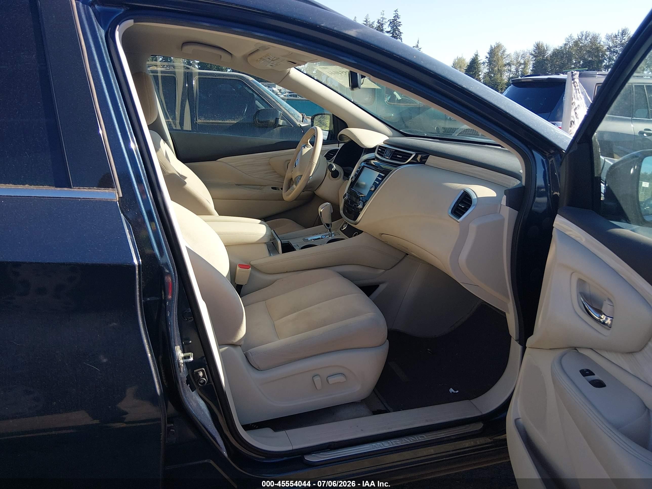 2015 Nissan Murano Sv Синий vin: 5N1AZ2MG7FN223169