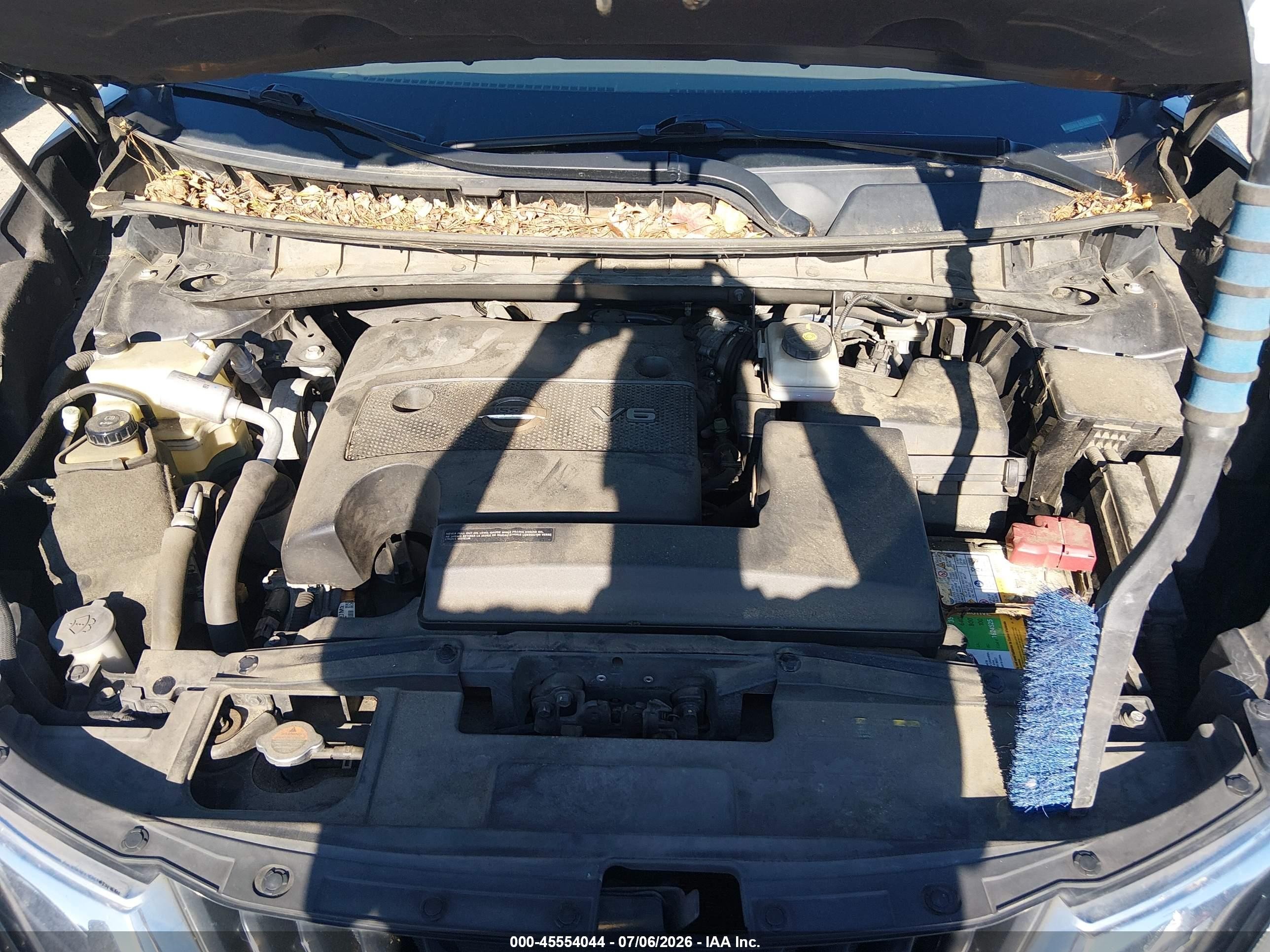 2015 Nissan Murano Sv Синий vin: 5N1AZ2MG7FN223169