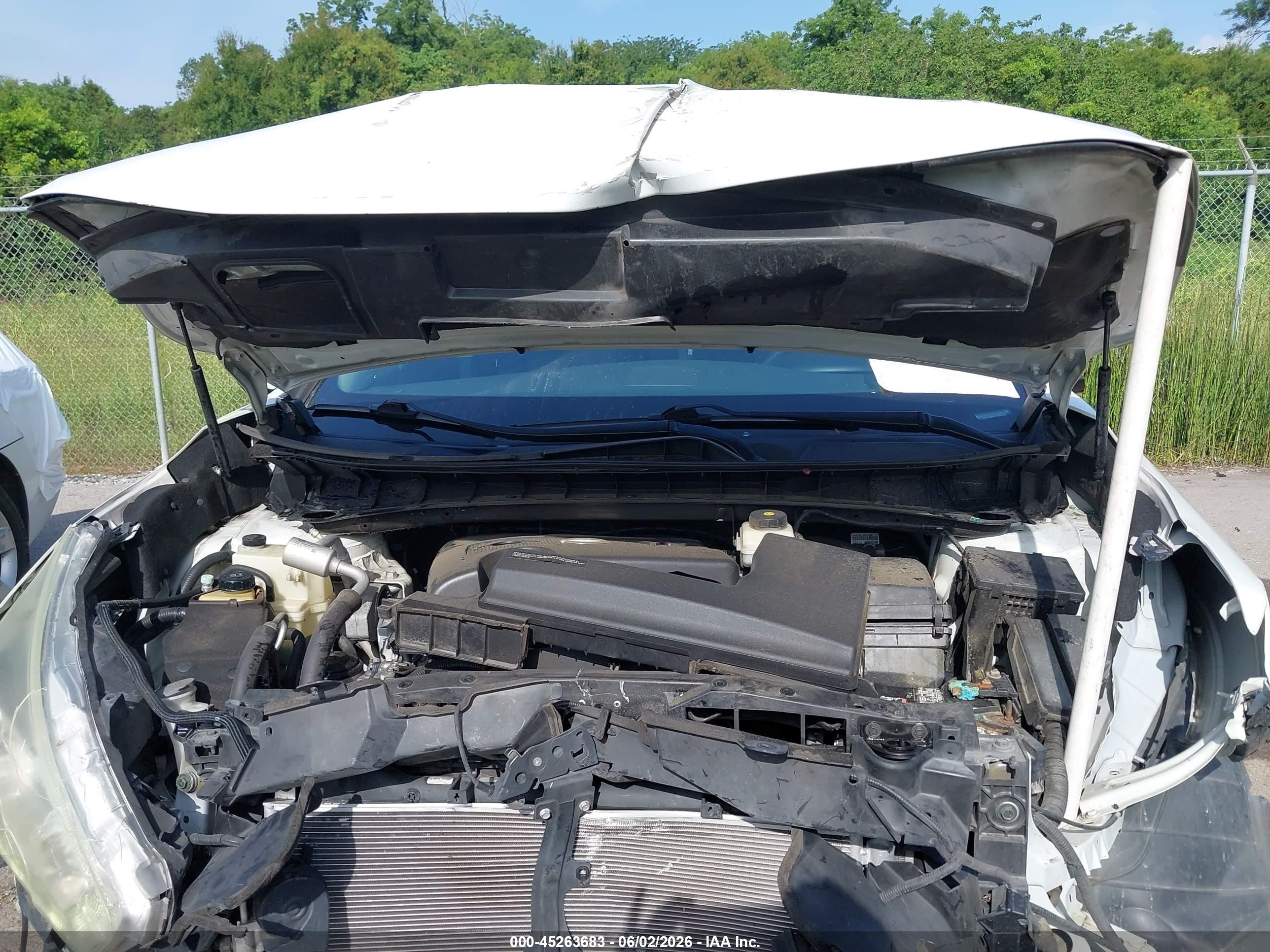 2015 Nissan Murano Platinum Белый vin: 5N1AZ2MG7FN252476