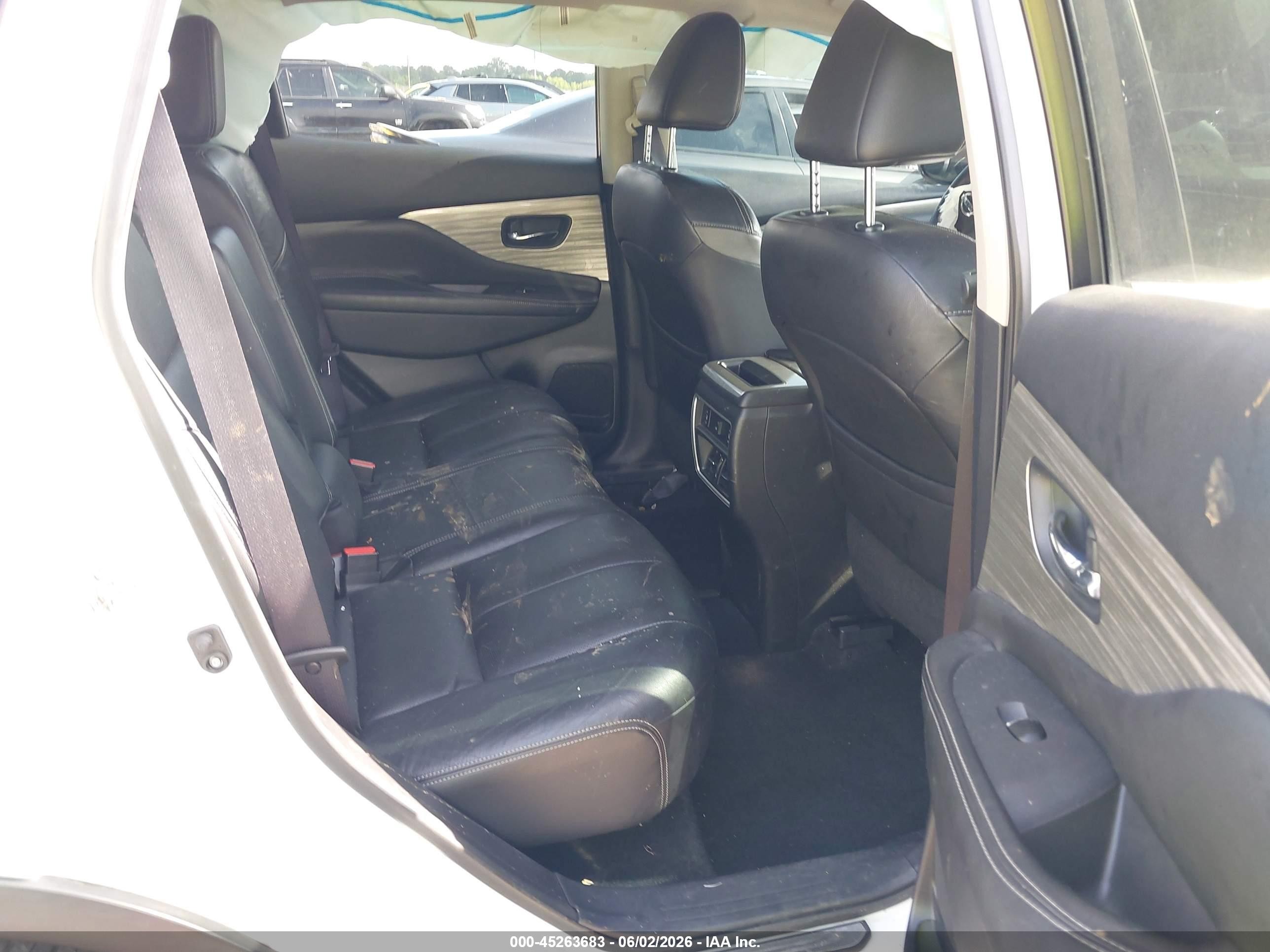 2015 Nissan Murano Platinum Белый vin: 5N1AZ2MG7FN252476