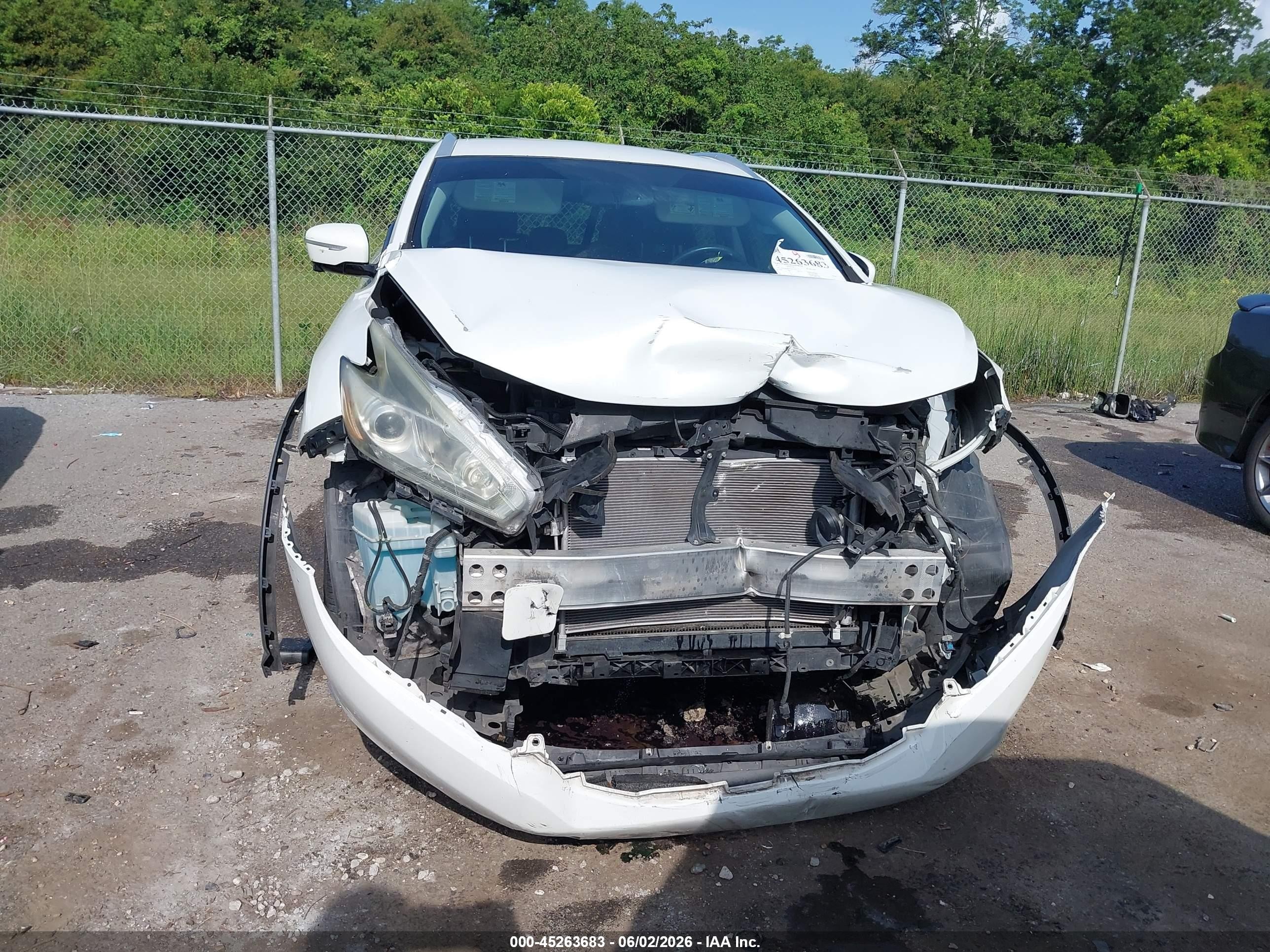 2015 Nissan Murano Platinum Белый vin: 5N1AZ2MG7FN252476