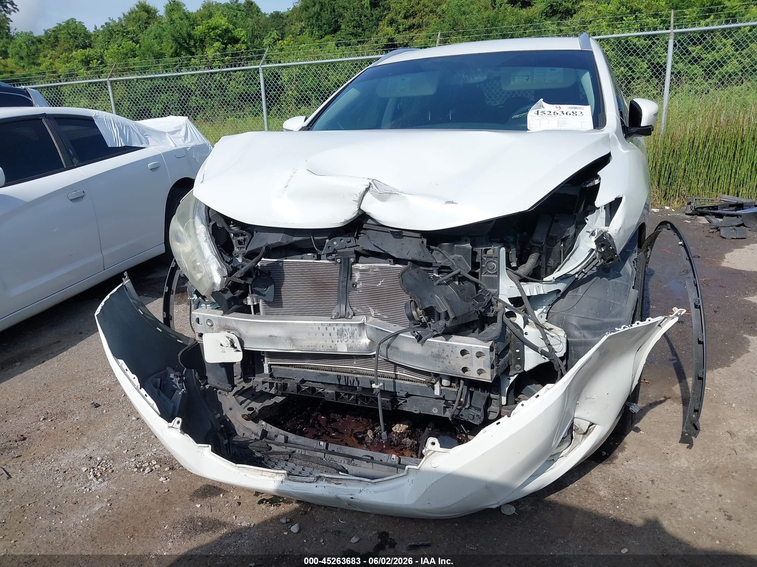 2015 Nissan Murano Platinum Белый vin: 5N1AZ2MG7FN252476