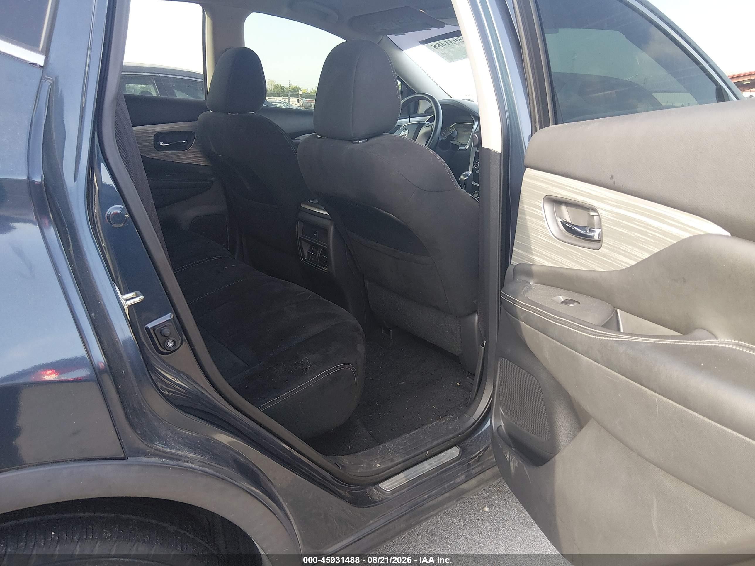 2015 Nissan Murano Sv Dark Blue vin: 5N1AZ2MG8FN248744
