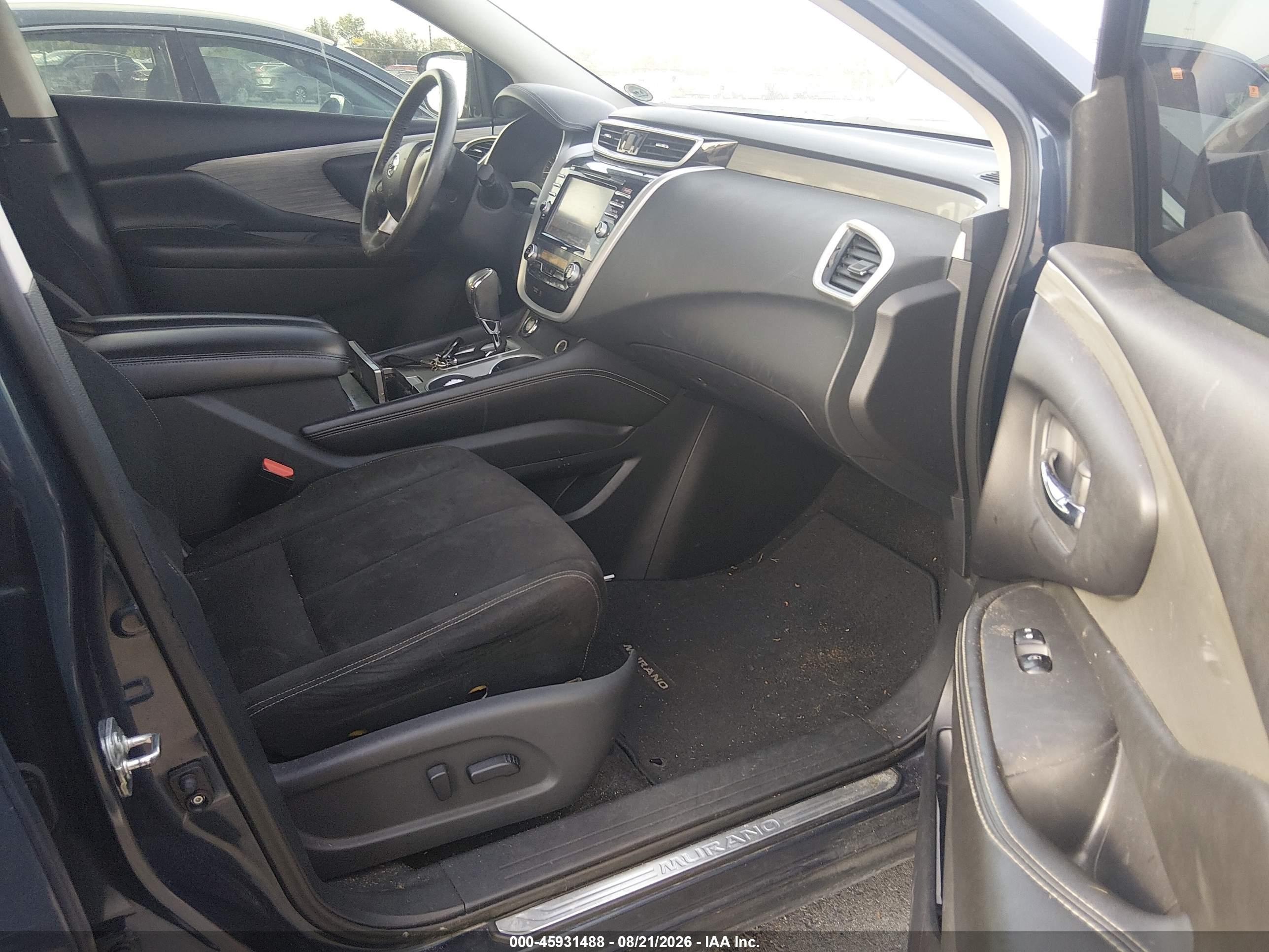 2015 Nissan Murano Sv Dark Blue vin: 5N1AZ2MG8FN248744