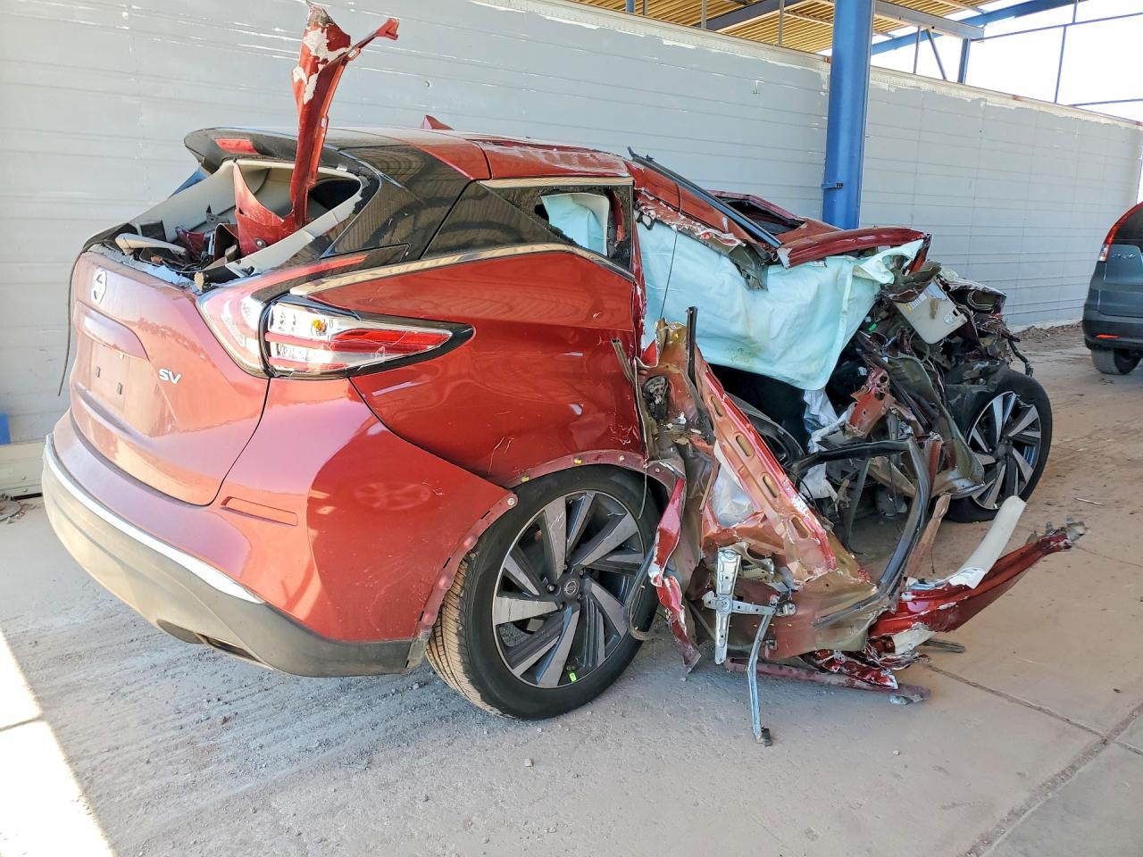 2015 Nissan Murano Sv Red vin: 5N1AZ2MG8FN266077