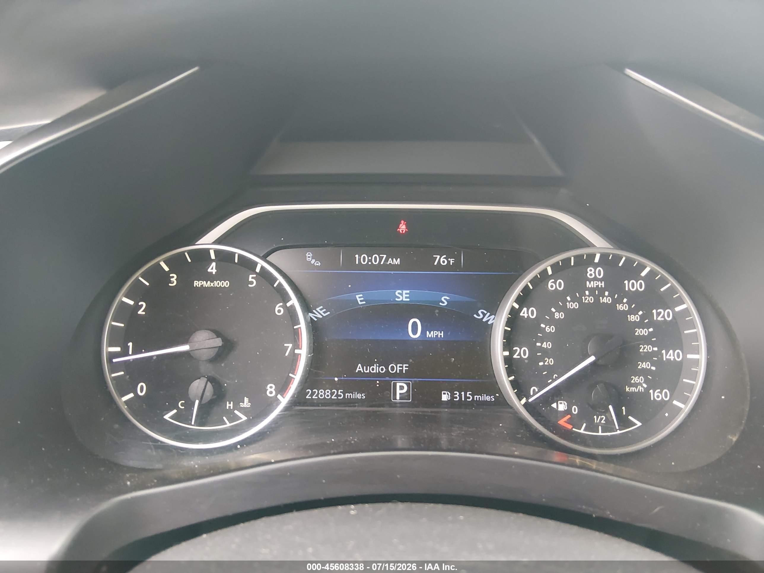 2015 Nissan Murano Sl Серый vin: 5N1AZ2MG8FN271229