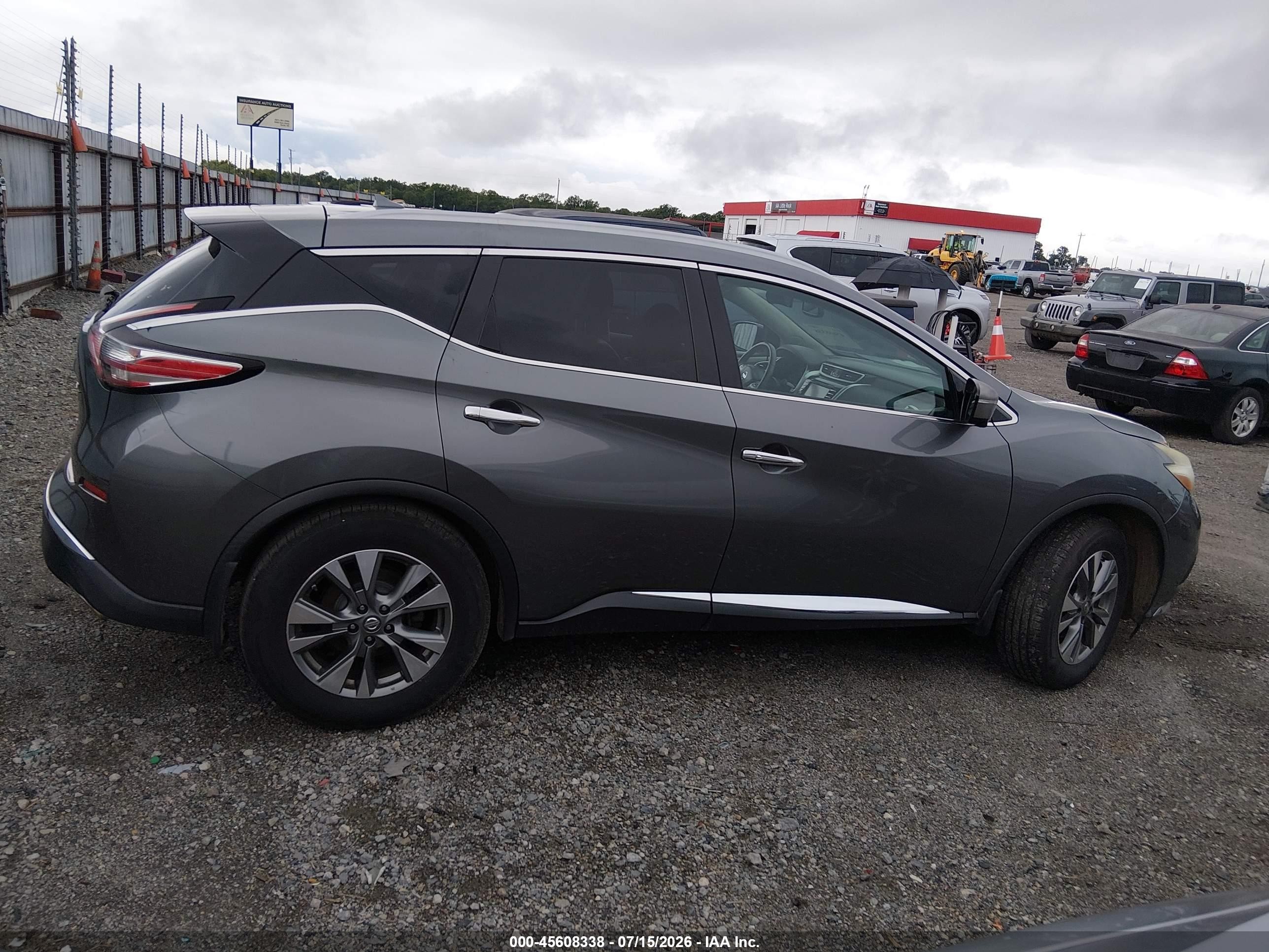2015 Nissan Murano Sl Серый vin: 5N1AZ2MG8FN271229