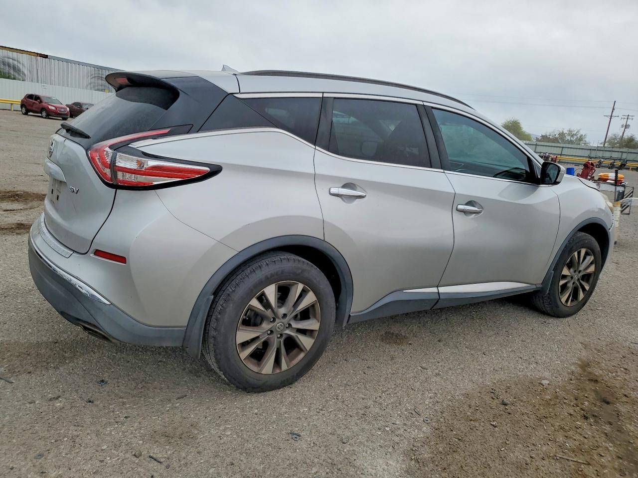 2015 Nissan Murano Sv Silver vin: 5N1AZ2MG8FN280321
