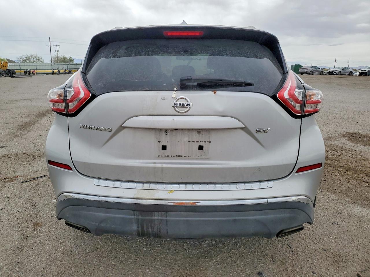 2015 Nissan Murano Sv Silver vin: 5N1AZ2MG8FN280321