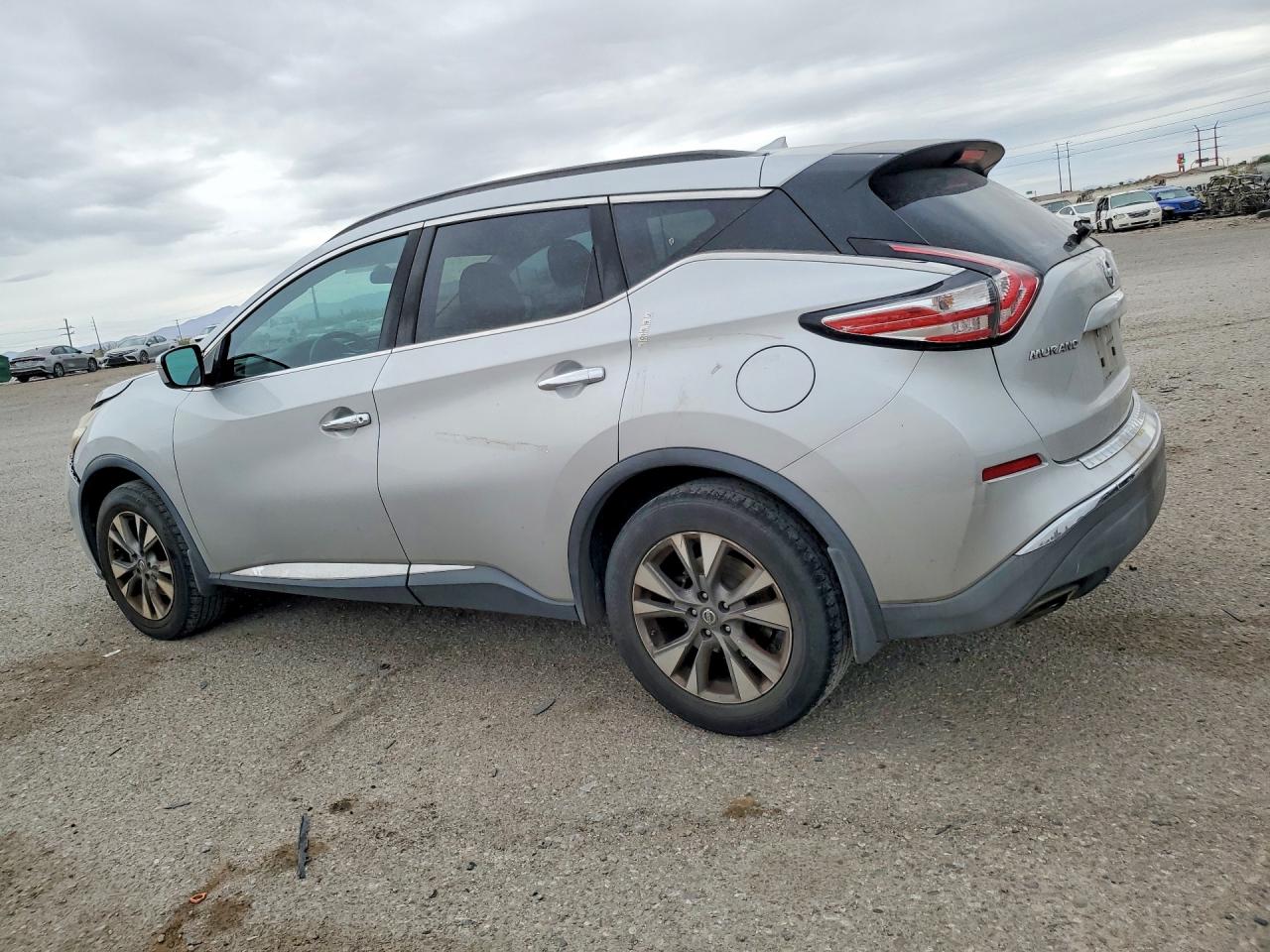 2015 Nissan Murano Sv Silver vin: 5N1AZ2MG8FN280321