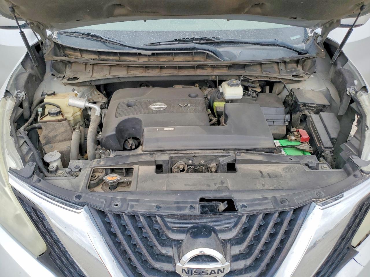 2015 Nissan Murano Sv Silver vin: 5N1AZ2MG8FN280321