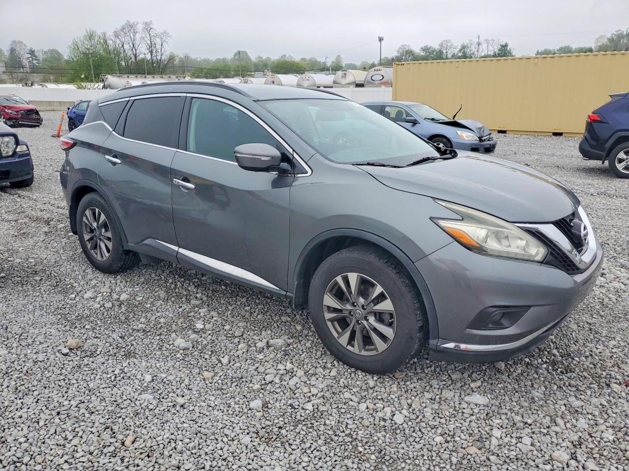 2015 Nissan Murano Sv Gray vin: 5N1AZ2MG9FN224114