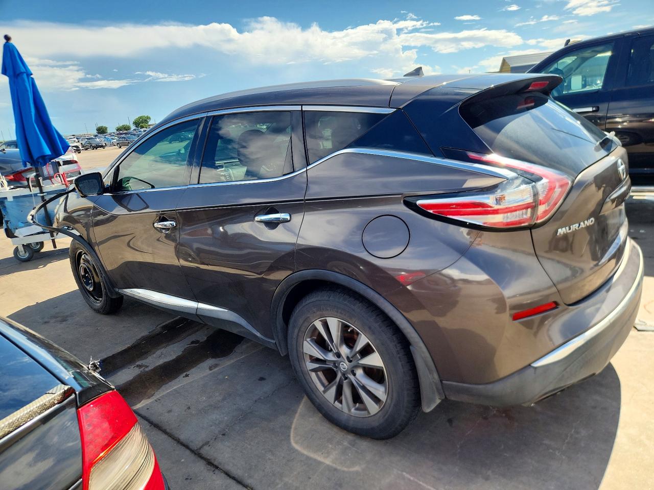 2015 Nissan Murano Sl Brown vin: 5N1AZ2MG9FN225702