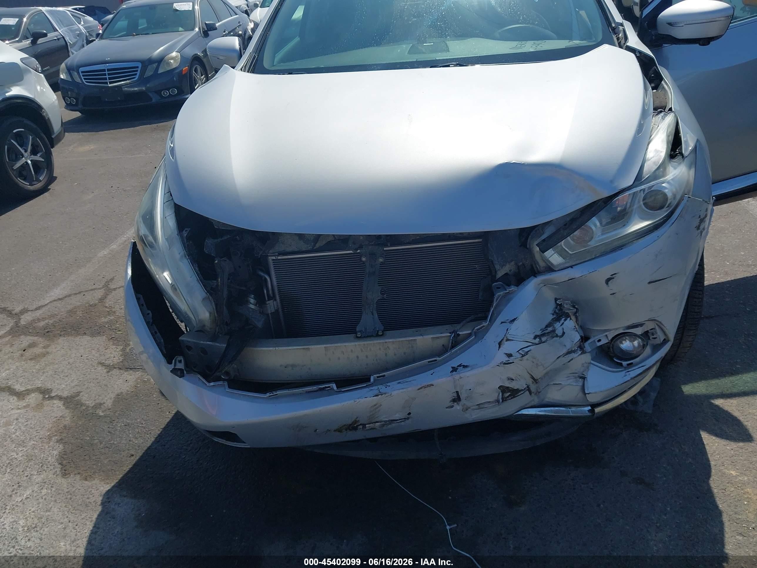 2015 Nissan Murano Platinum Silver vin: 5N1AZ2MG9FN233881