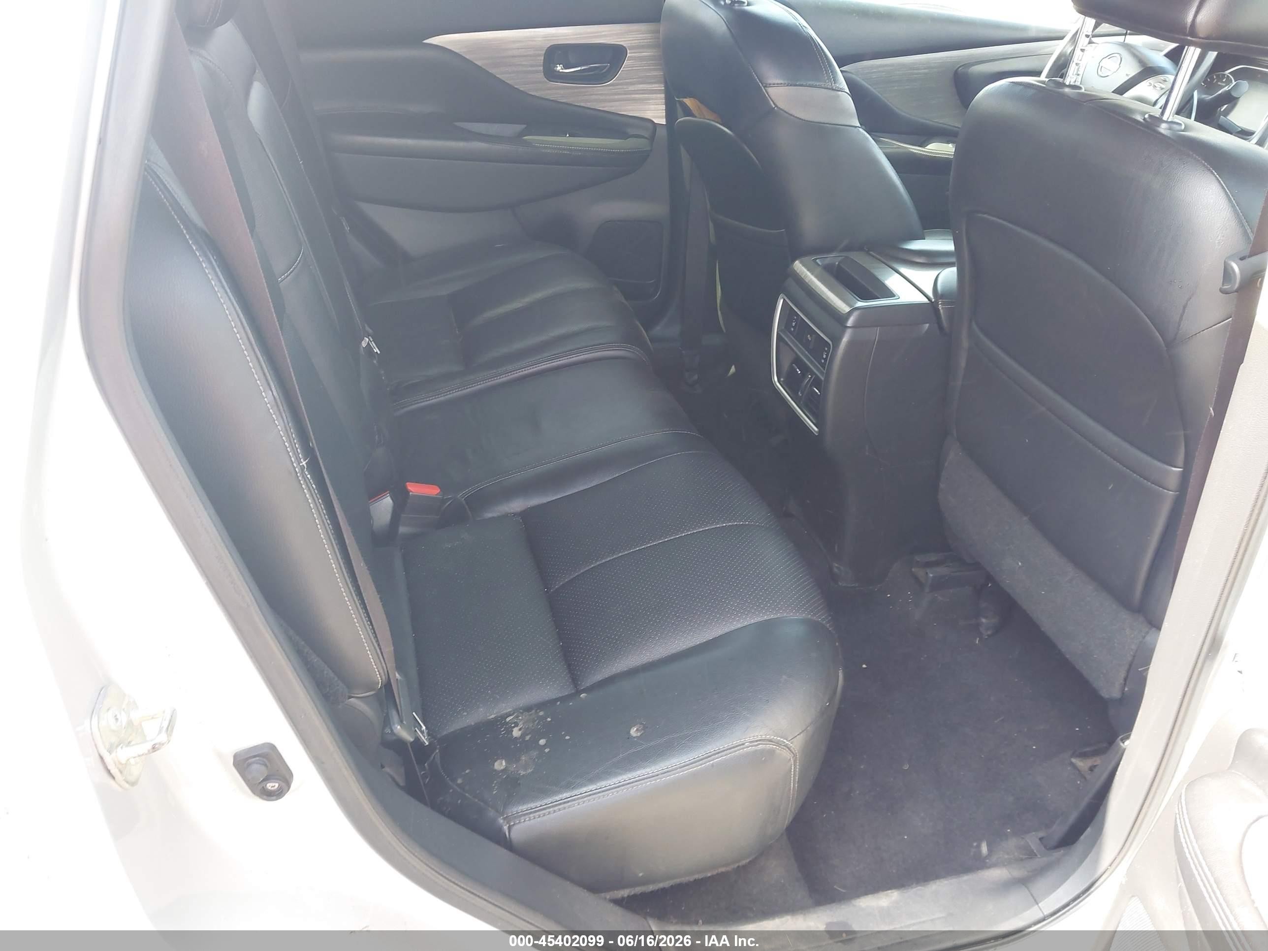 2015 Nissan Murano Platinum Silver vin: 5N1AZ2MG9FN233881