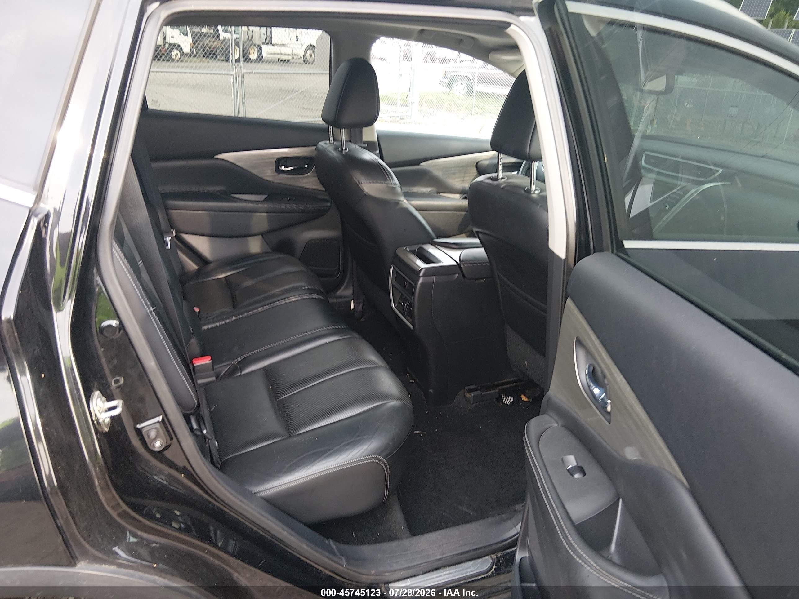 2015 Nissan Murano   Black vin: 5N1AZ2MG9FN265651
