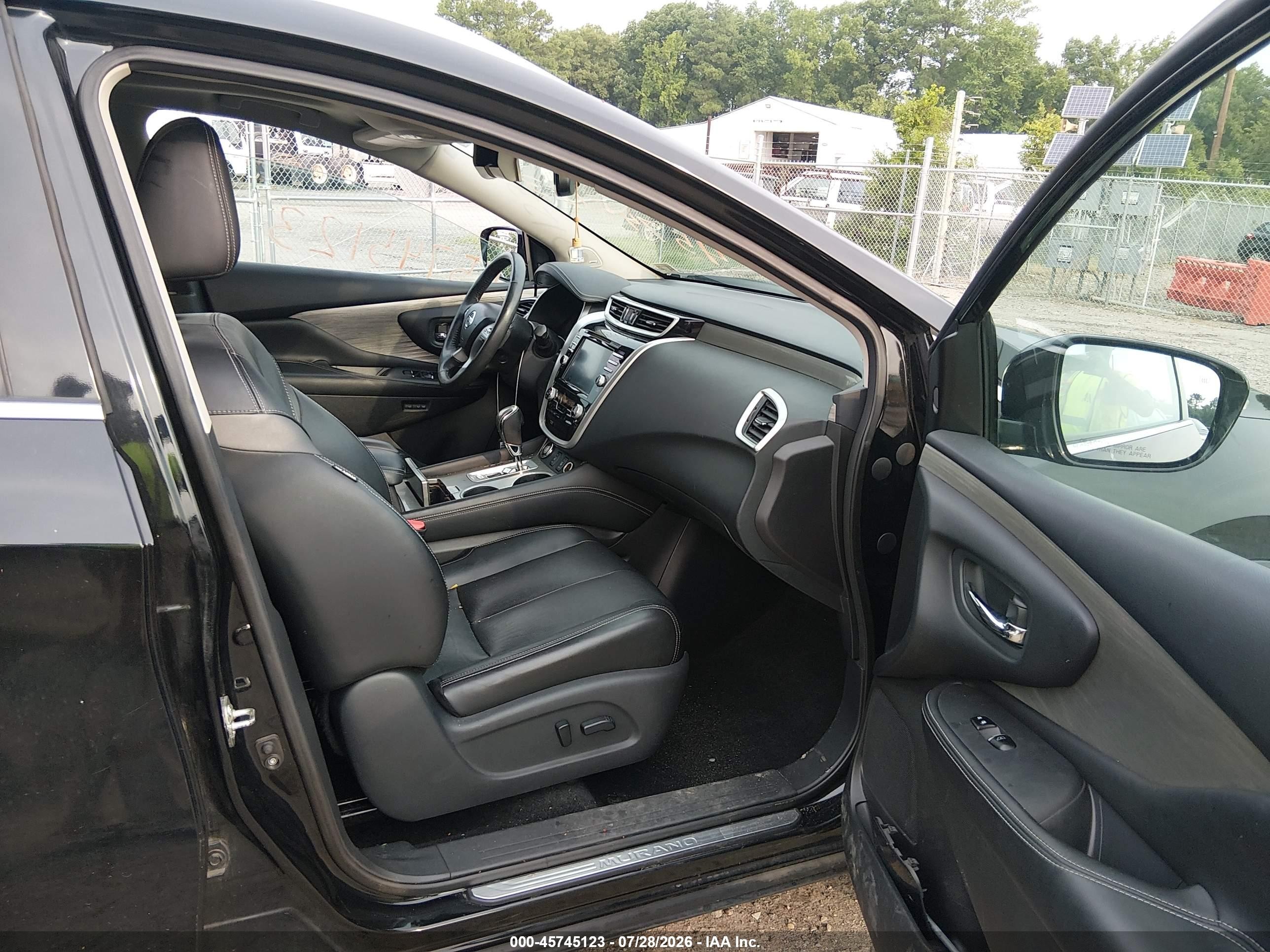 2015 Nissan Murano   Black vin: 5N1AZ2MG9FN265651