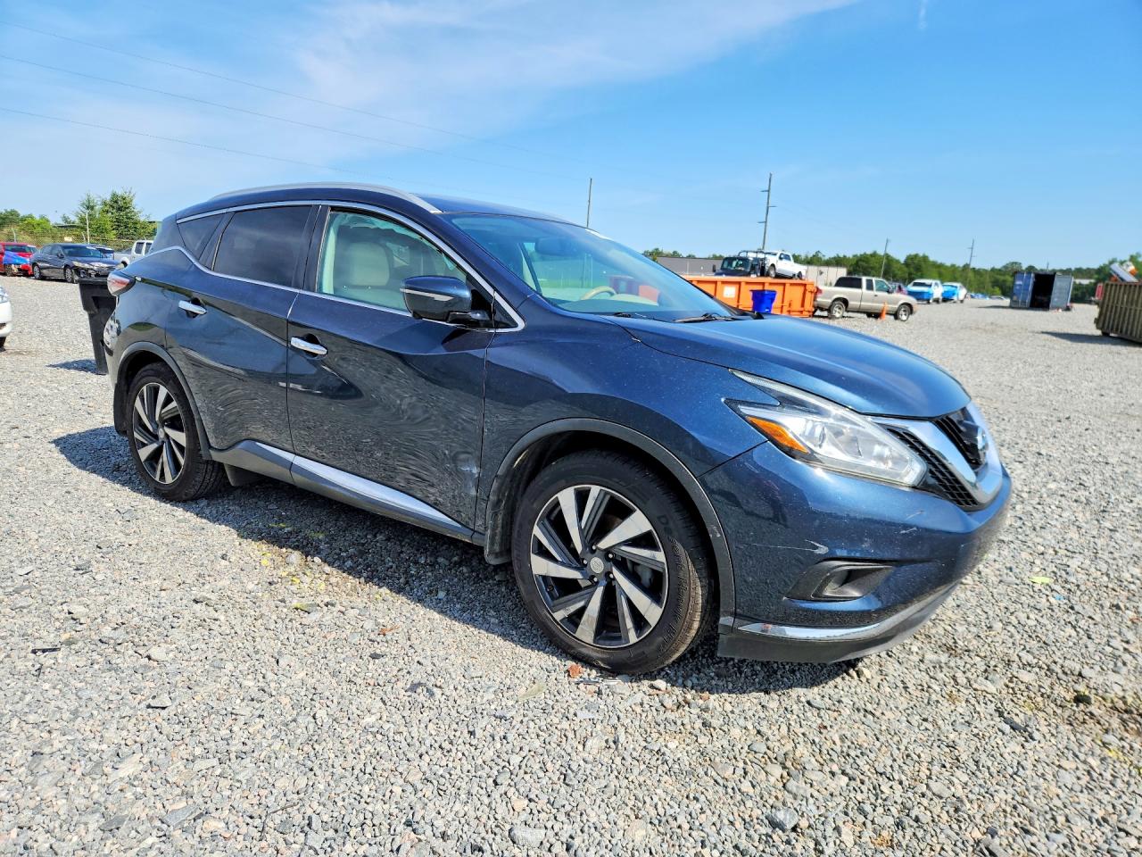 2015 Nissan Murano Platinum Blue vin: 5N1AZ2MG9FN275726