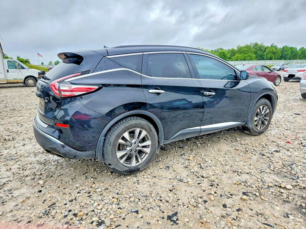 2015 Nissan Murano S Black vin: 5N1AZ2MG9FN285754