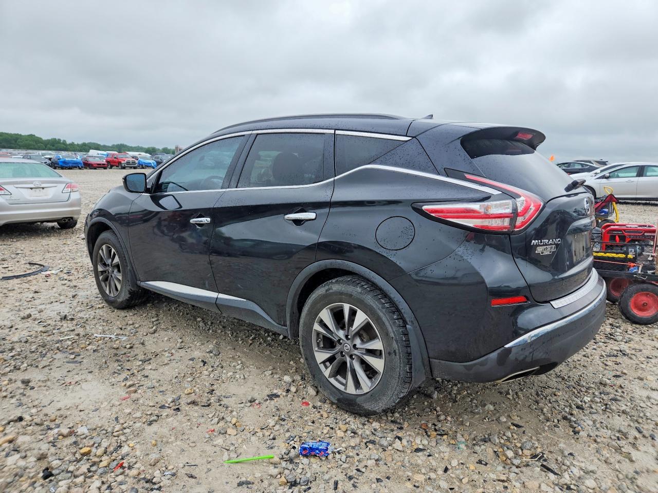 2015 Nissan Murano S Black vin: 5N1AZ2MG9FN285754