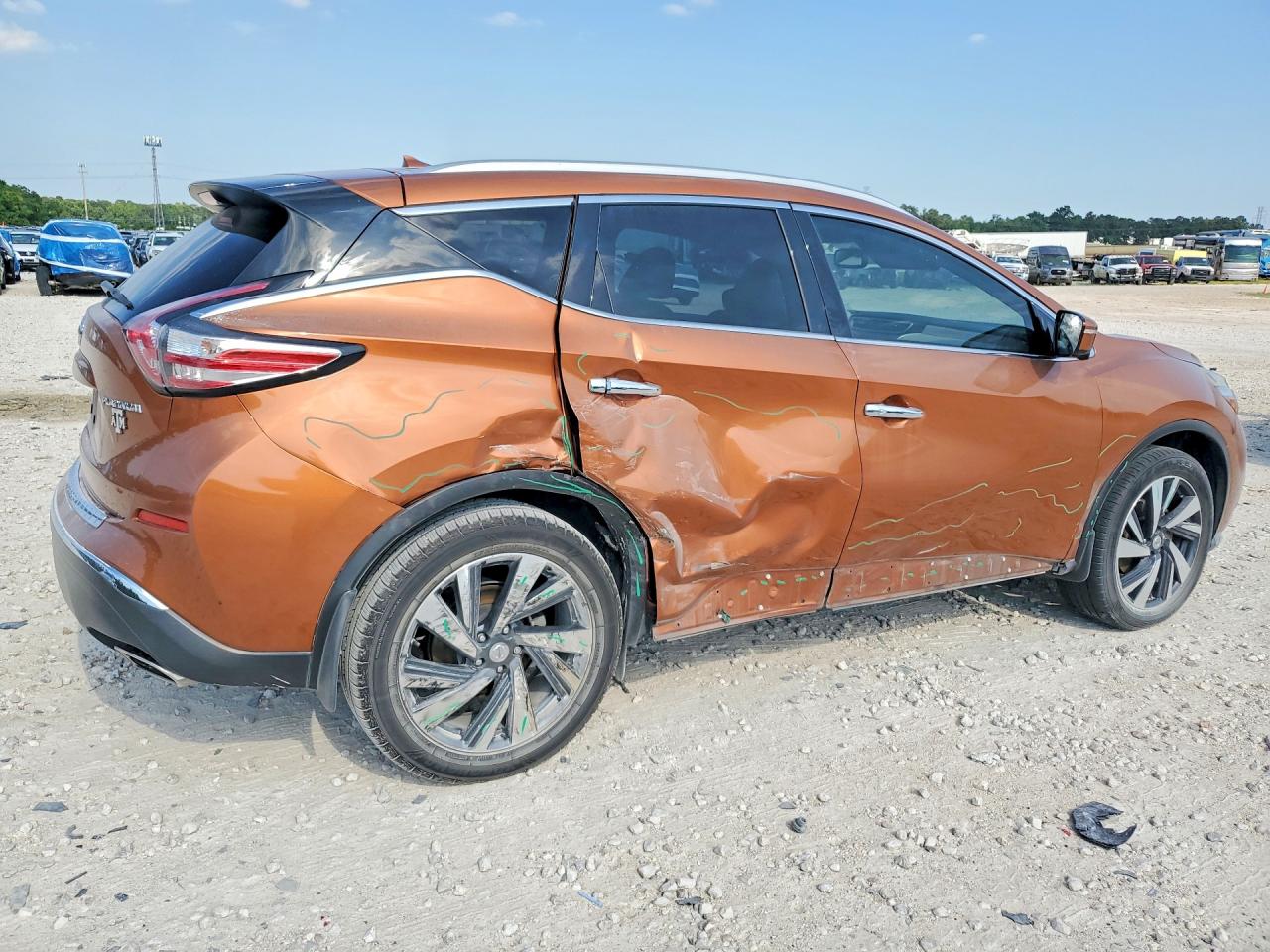 2015 Nissan Murano Platinum Orange vin: 5N1AZ2MGXFN200419