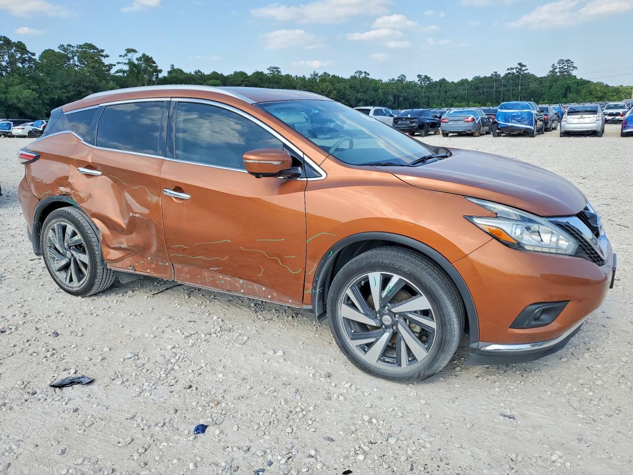 2015 Nissan Murano Platinum Orange vin: 5N1AZ2MGXFN200419