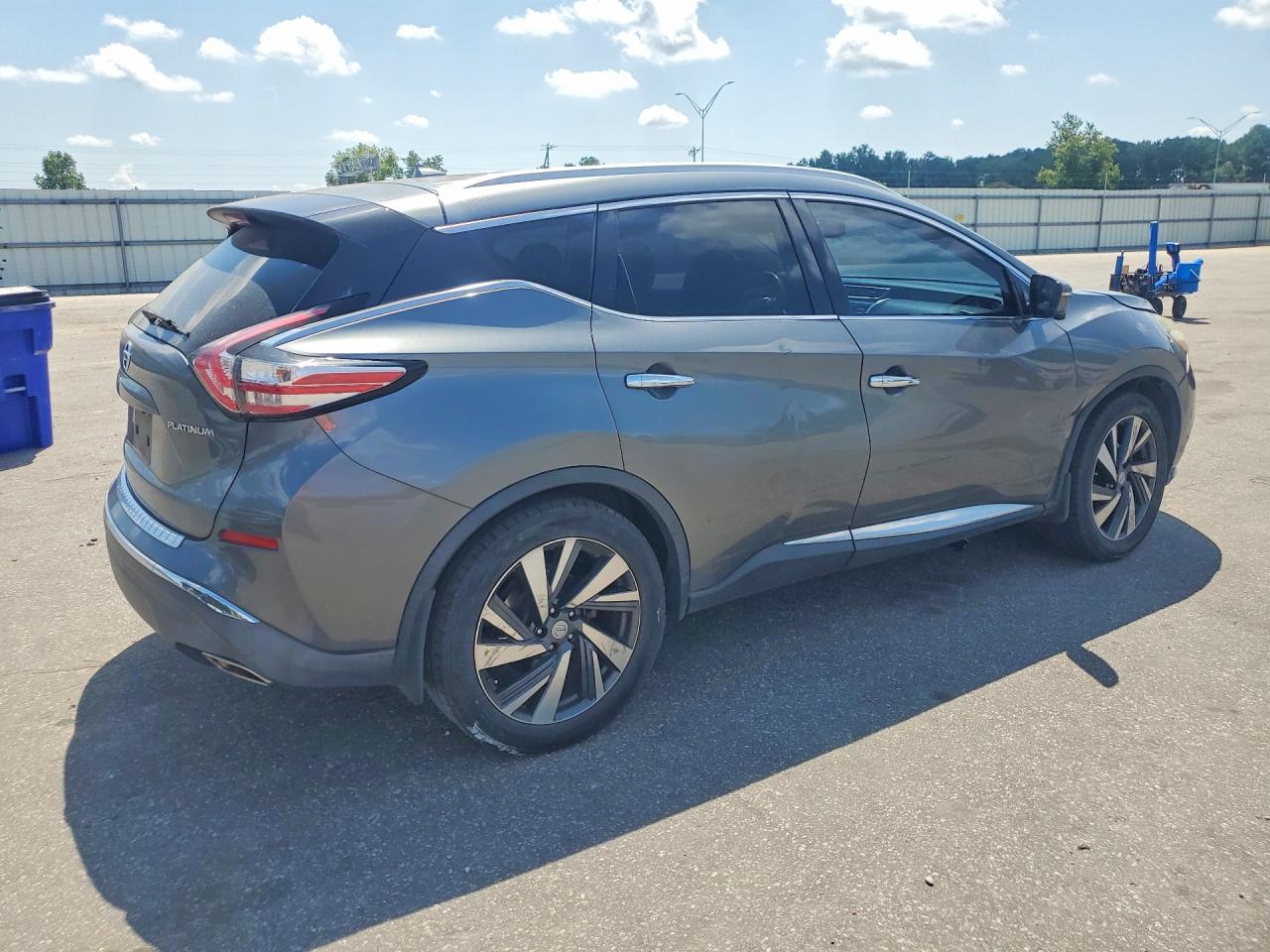 2015 Nissan Murano Platinum Серый vin: 5N1AZ2MGXFN211064