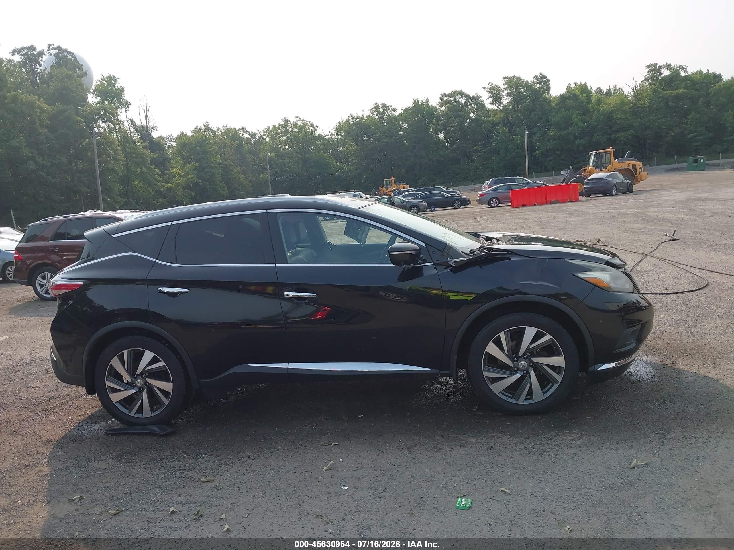 2015 Nissan Murano Platinum Black vin: 5N1AZ2MGXFN215342