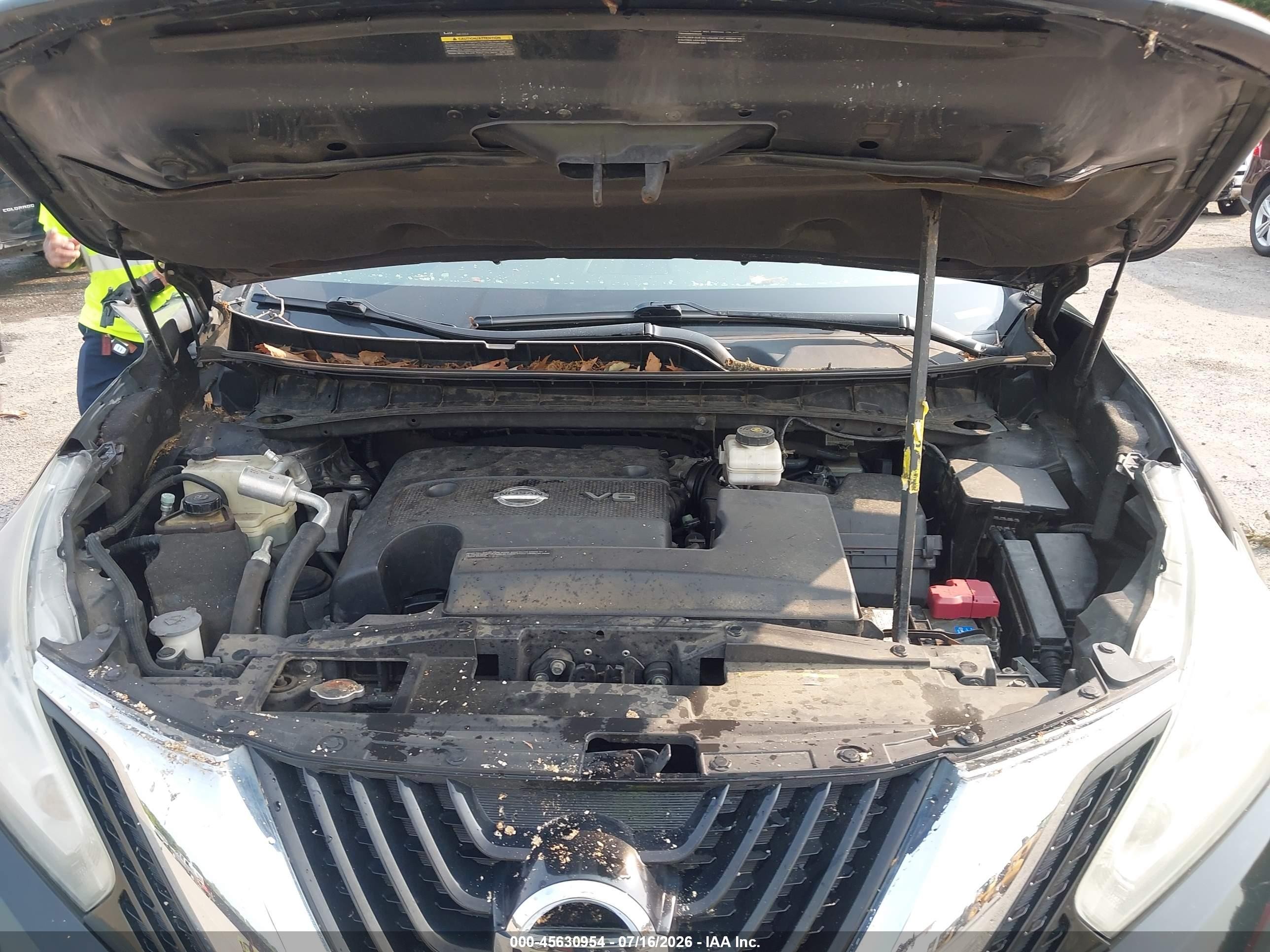 2015 Nissan Murano Platinum Black vin: 5N1AZ2MGXFN215342