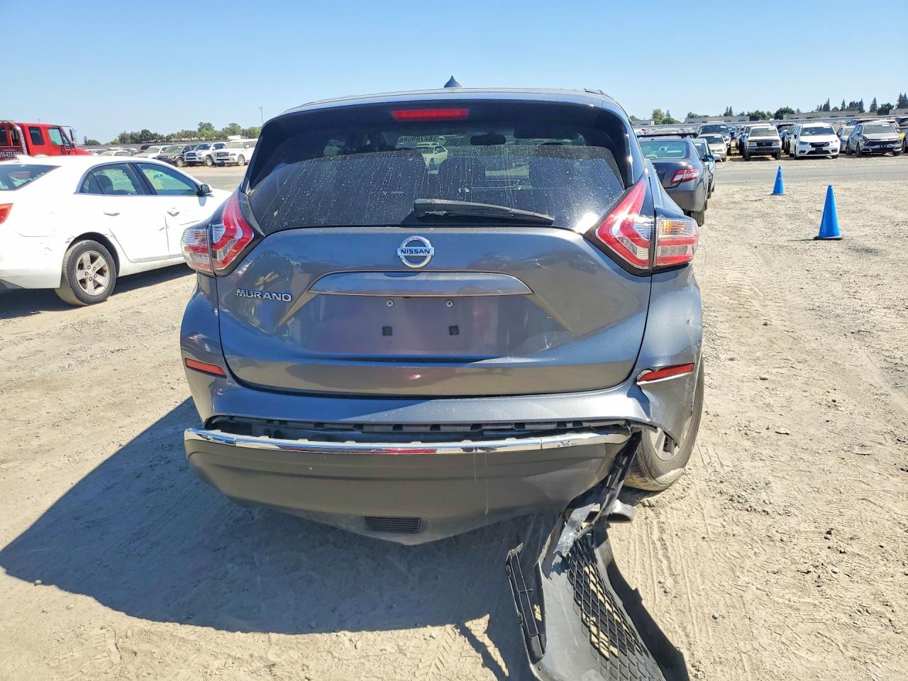 2015 Nissan Murano S Gray vin: 5N1AZ2MGXFN217091