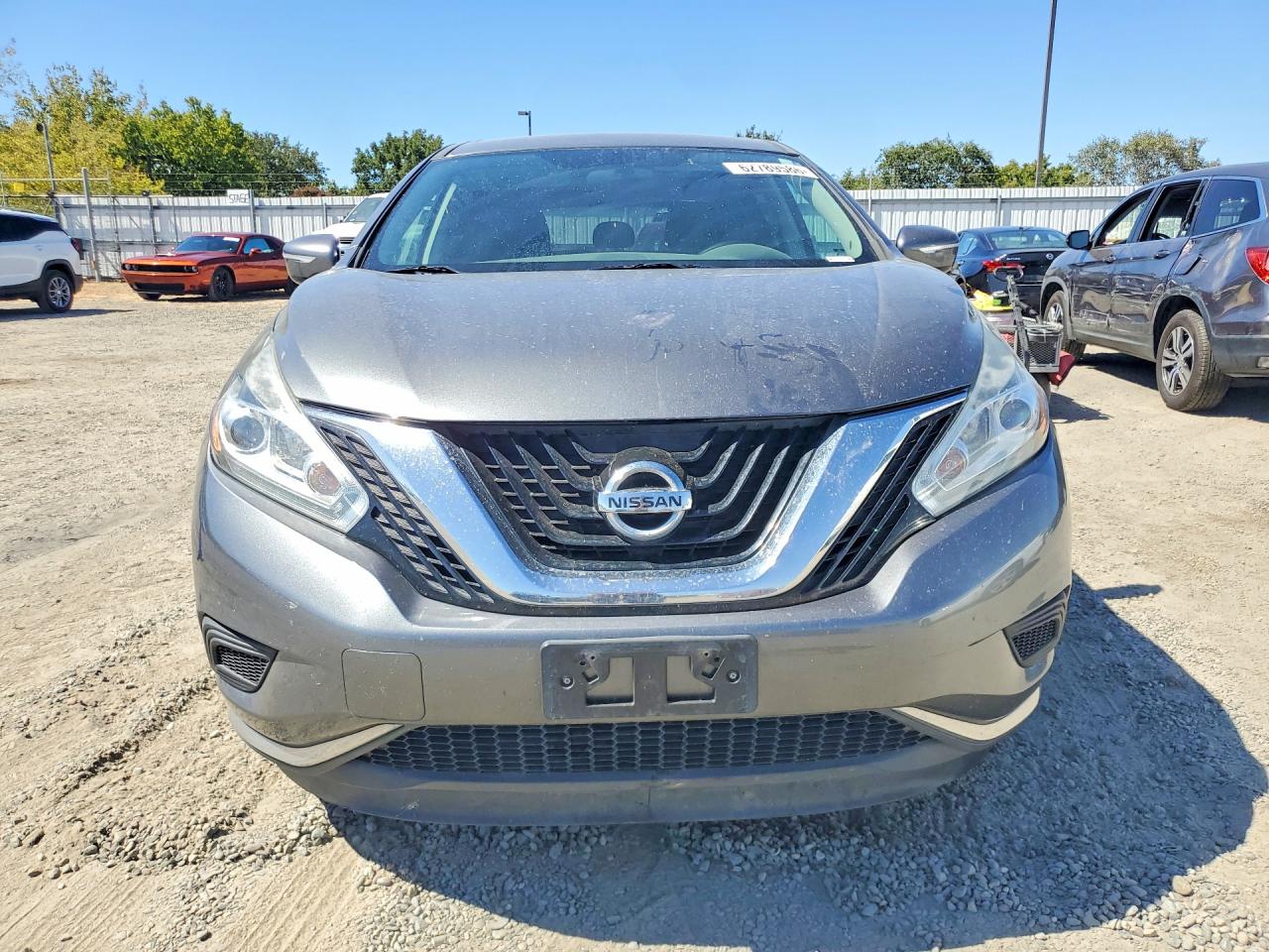 2015 Nissan Murano S Gray vin: 5N1AZ2MGXFN217091