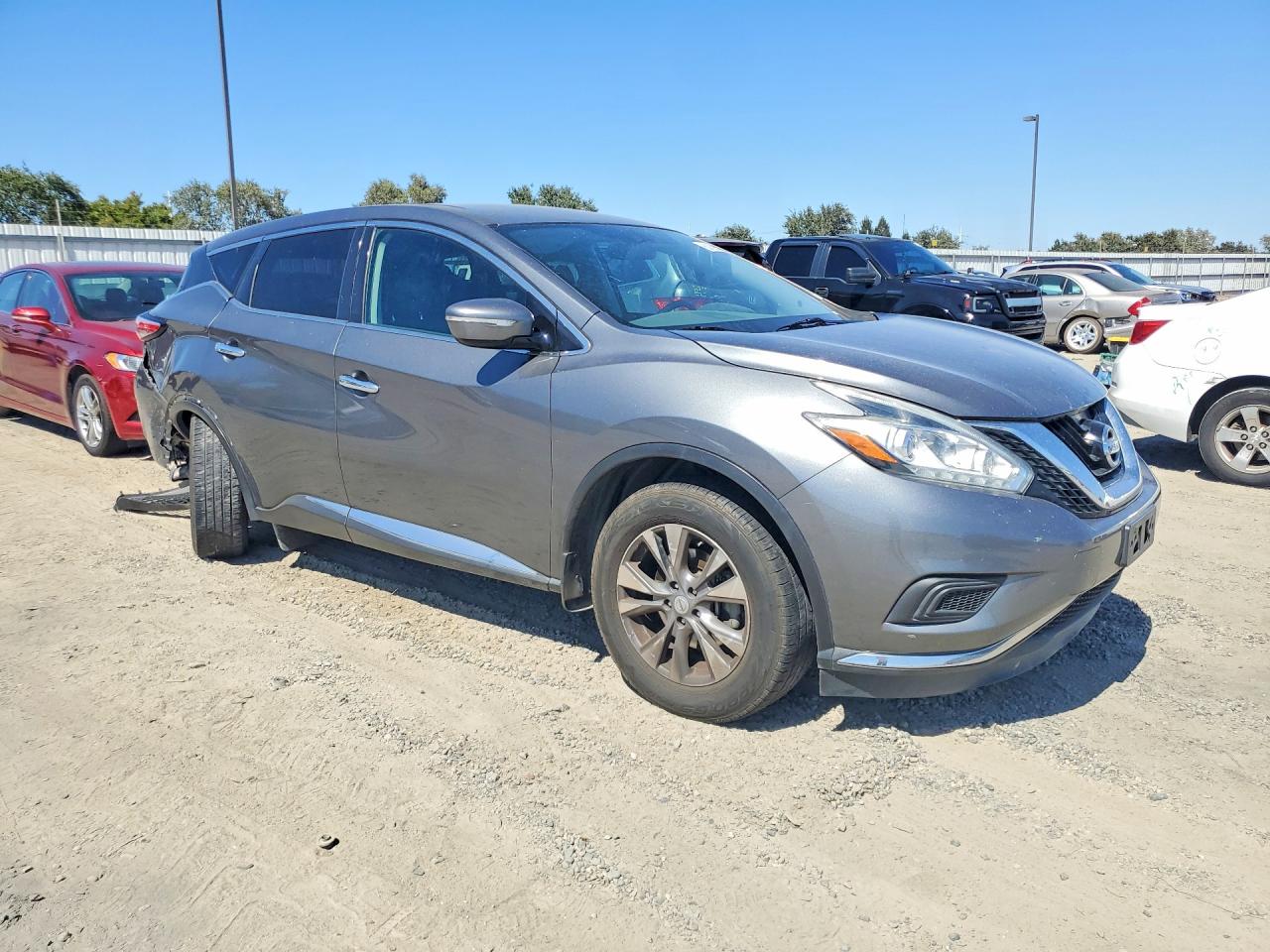 2015 Nissan Murano S Gray vin: 5N1AZ2MGXFN217091