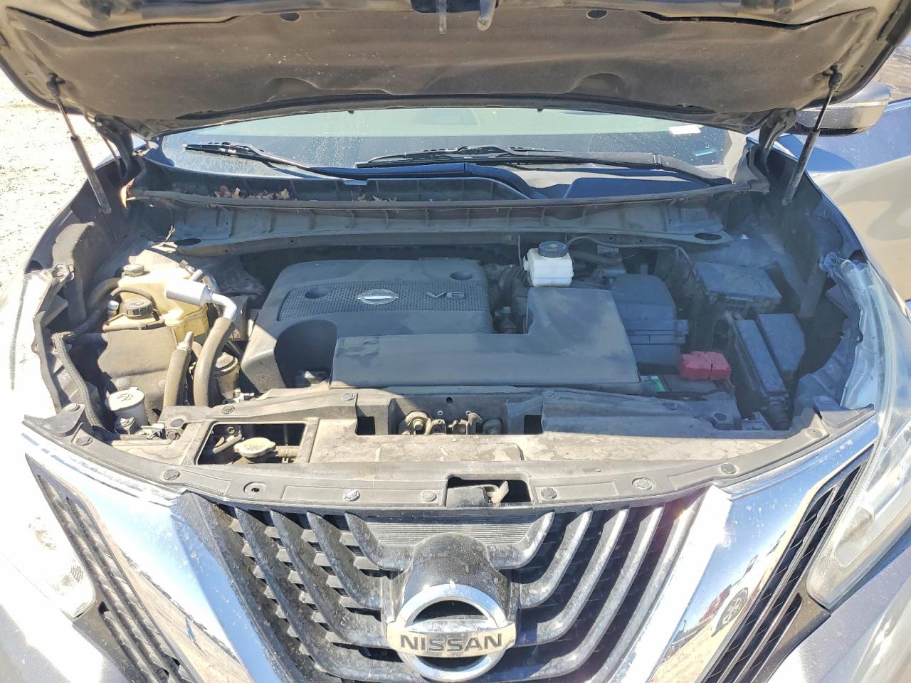 2015 Nissan Murano S Gray vin: 5N1AZ2MGXFN217091