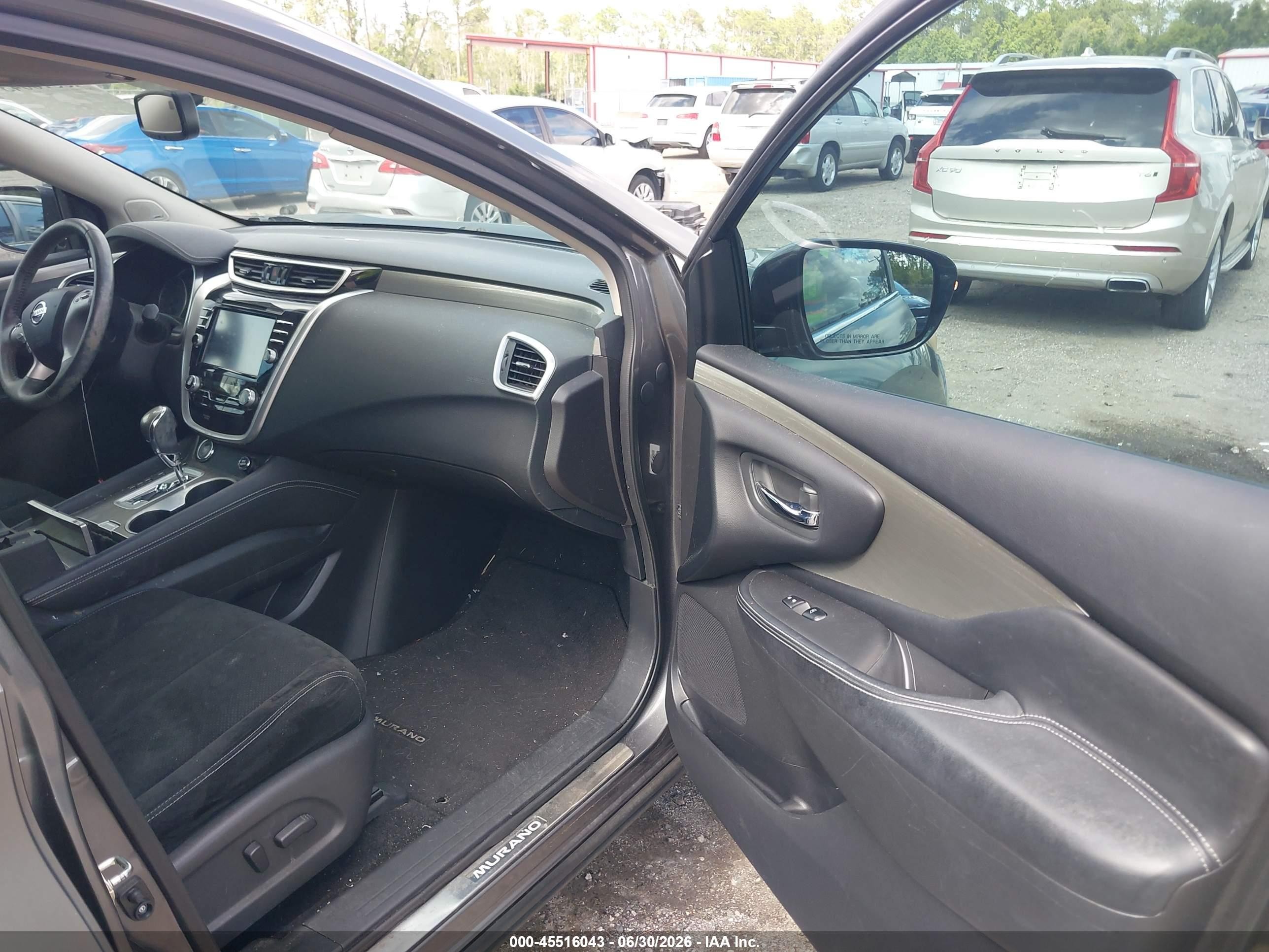 2015 Nissan Murano Sv Серый vin: 5N1AZ2MGXFN218905