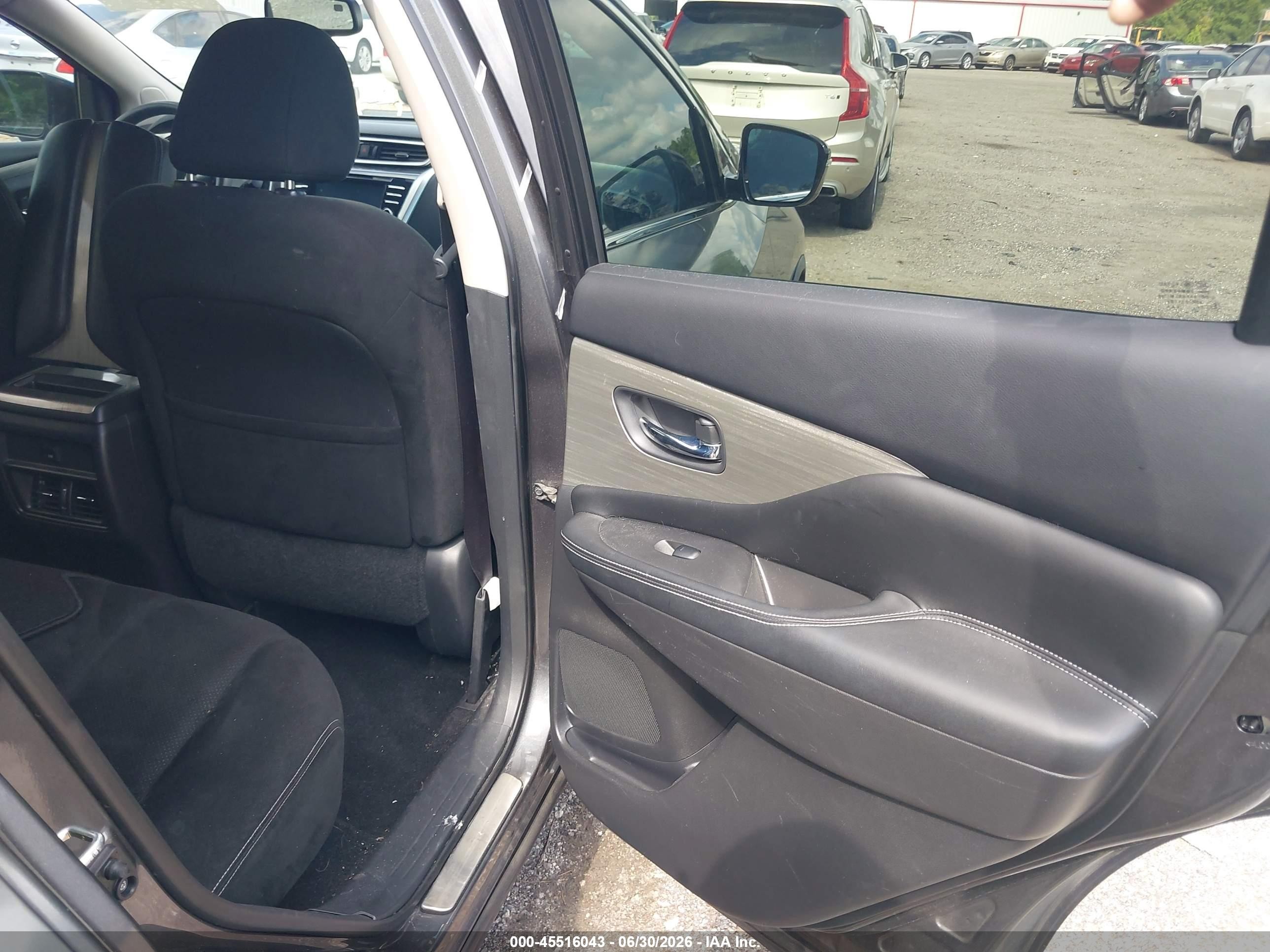 2015 Nissan Murano Sv Серый vin: 5N1AZ2MGXFN218905