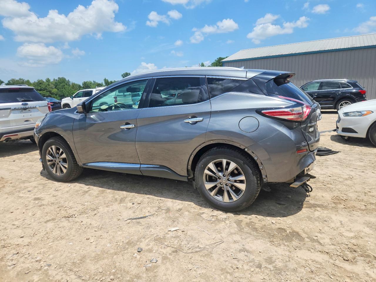 2015 Nissan Murano Sl Gray vin: 5N1AZ2MGXFN221237