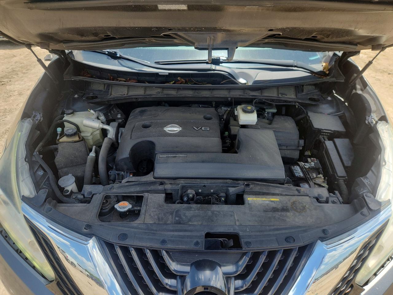 2015 Nissan Murano Sl Gray vin: 5N1AZ2MGXFN221237