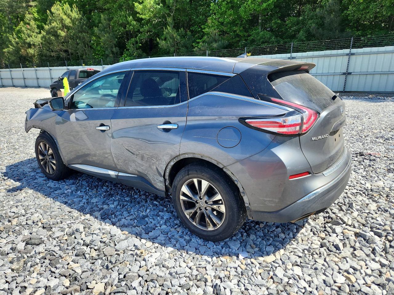 2015 Nissan Murano Sl Gray vin: 5N1AZ2MGXFN237485