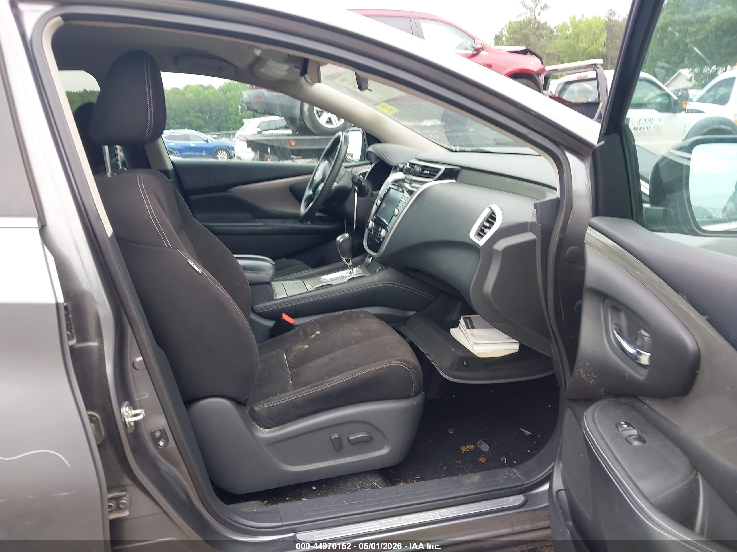 2015 Nissan Murano Sv Gray vin: 5N1AZ2MGXFN250852