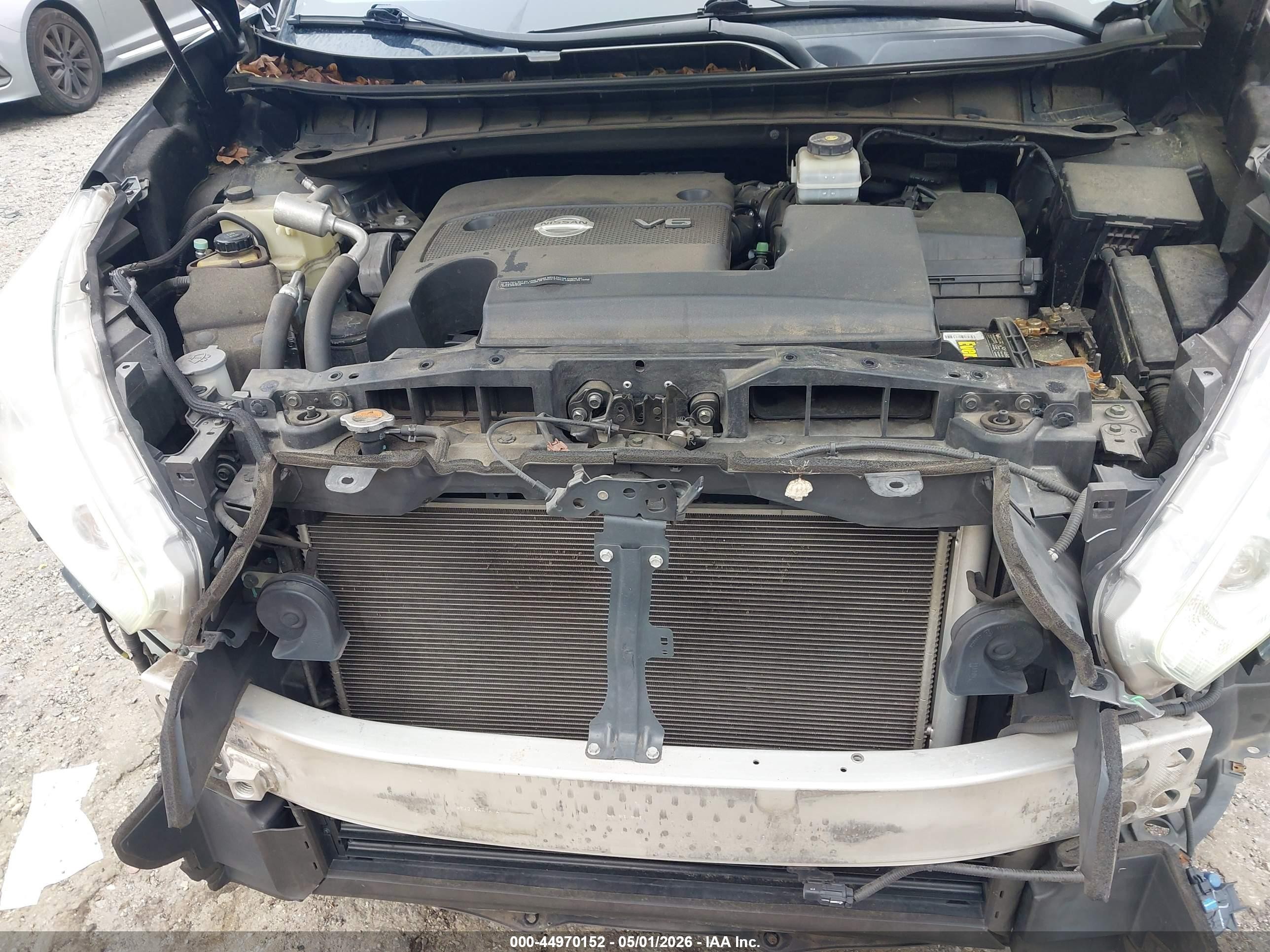 2015 Nissan Murano Sv Gray vin: 5N1AZ2MGXFN250852