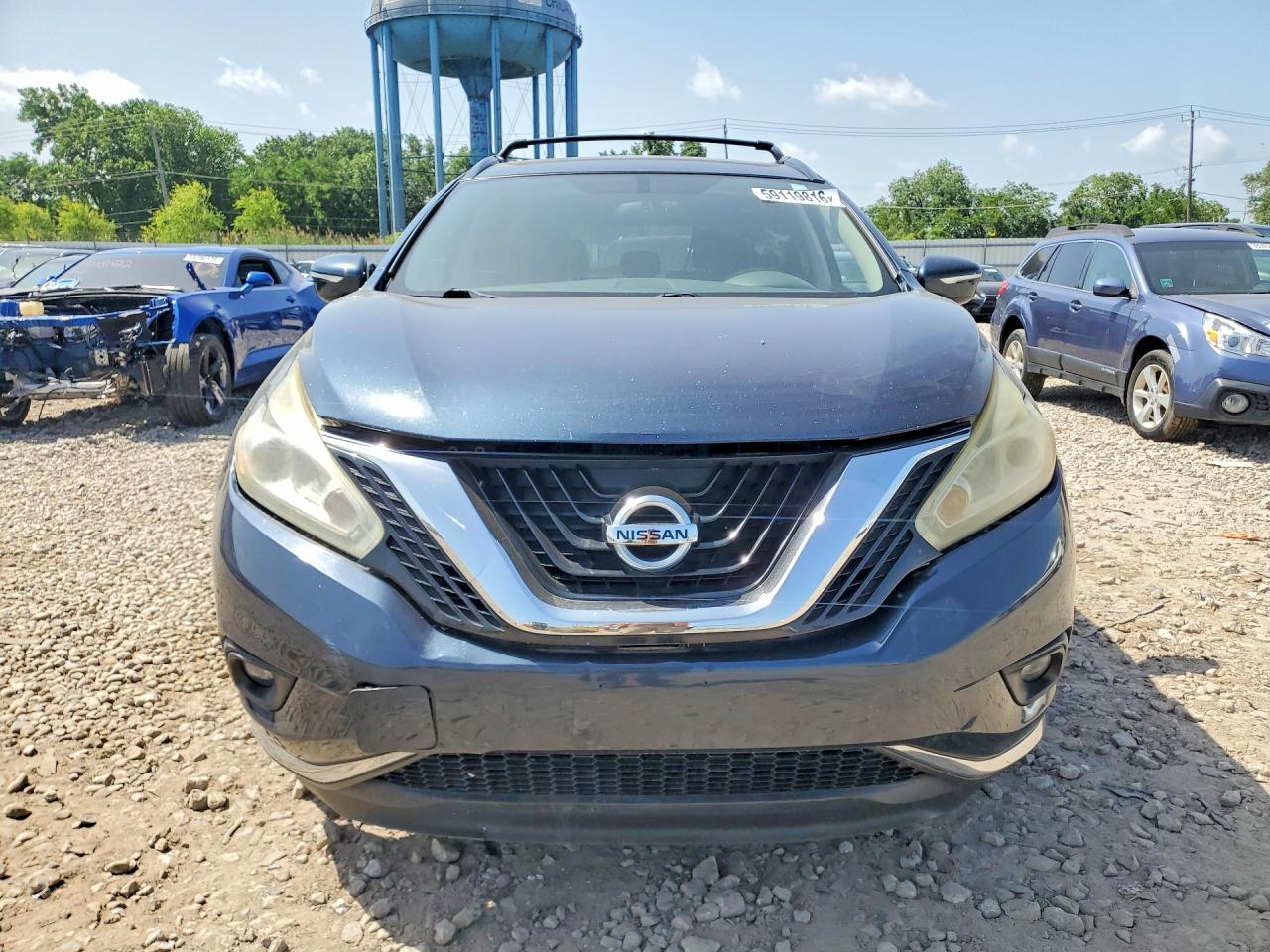 2015 Nissan Murano Sv Blue vin: 5N1AZ2MGXFN253878
