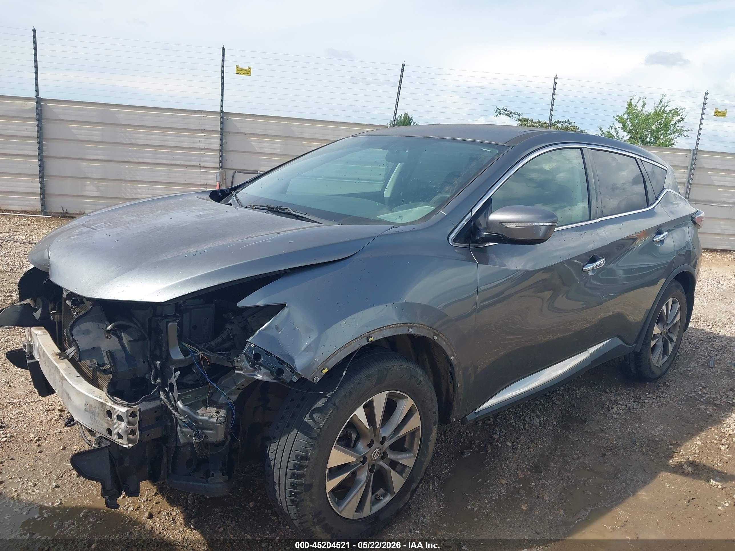 2015 Nissan Murano S Gray vin: 5N1AZ2MGXFN268011
