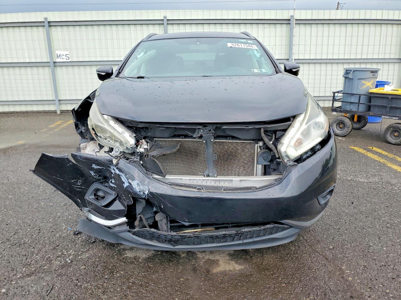 2015 Nissan Murano Sv Black vin: 5N1AZ2MGXFN268168