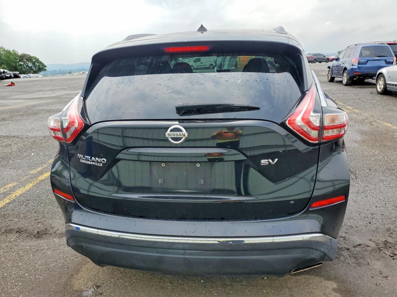 2015 Nissan Murano Sv Black vin: 5N1AZ2MGXFN268168