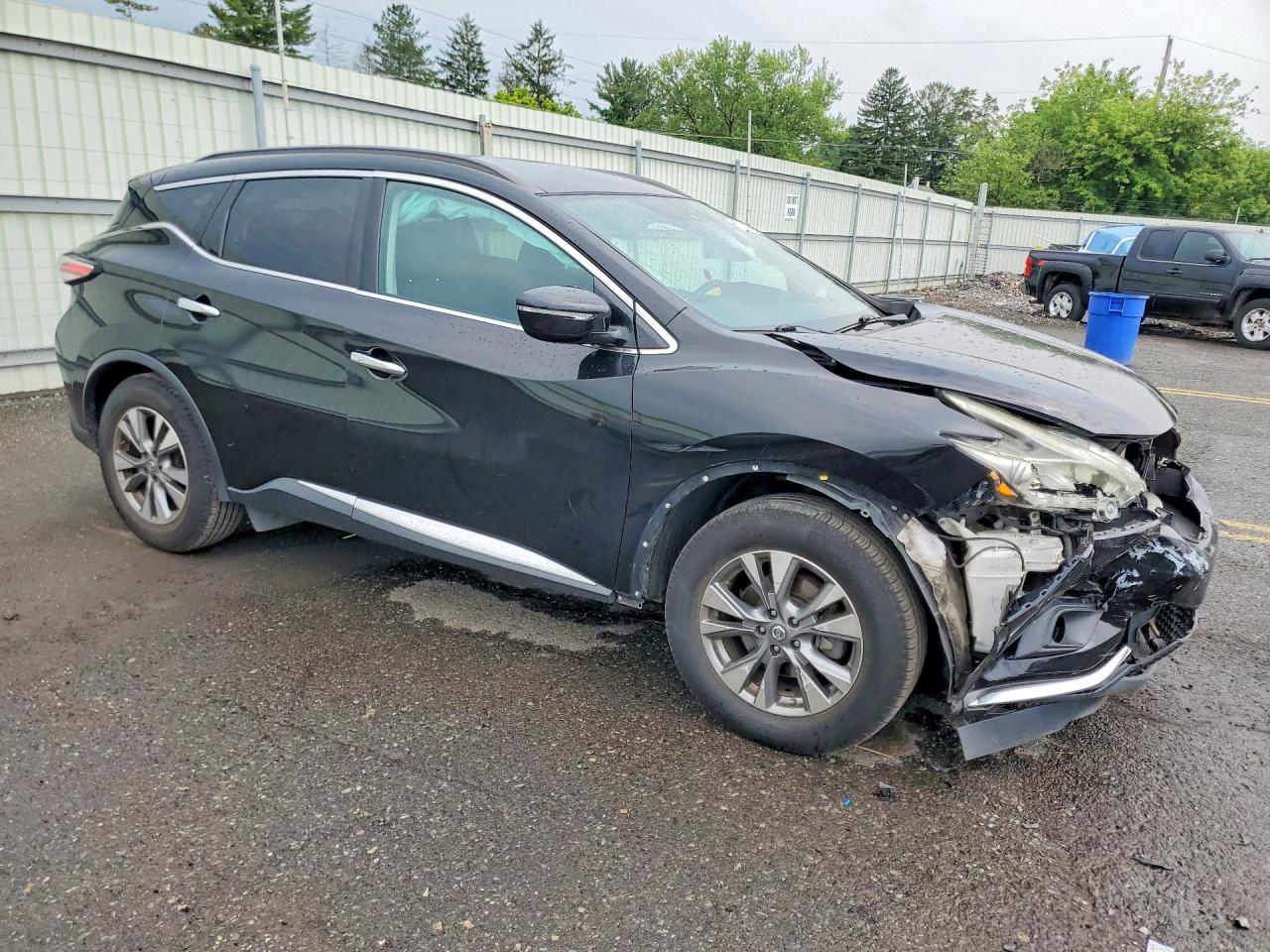 2015 Nissan Murano Sv Black vin: 5N1AZ2MGXFN268168