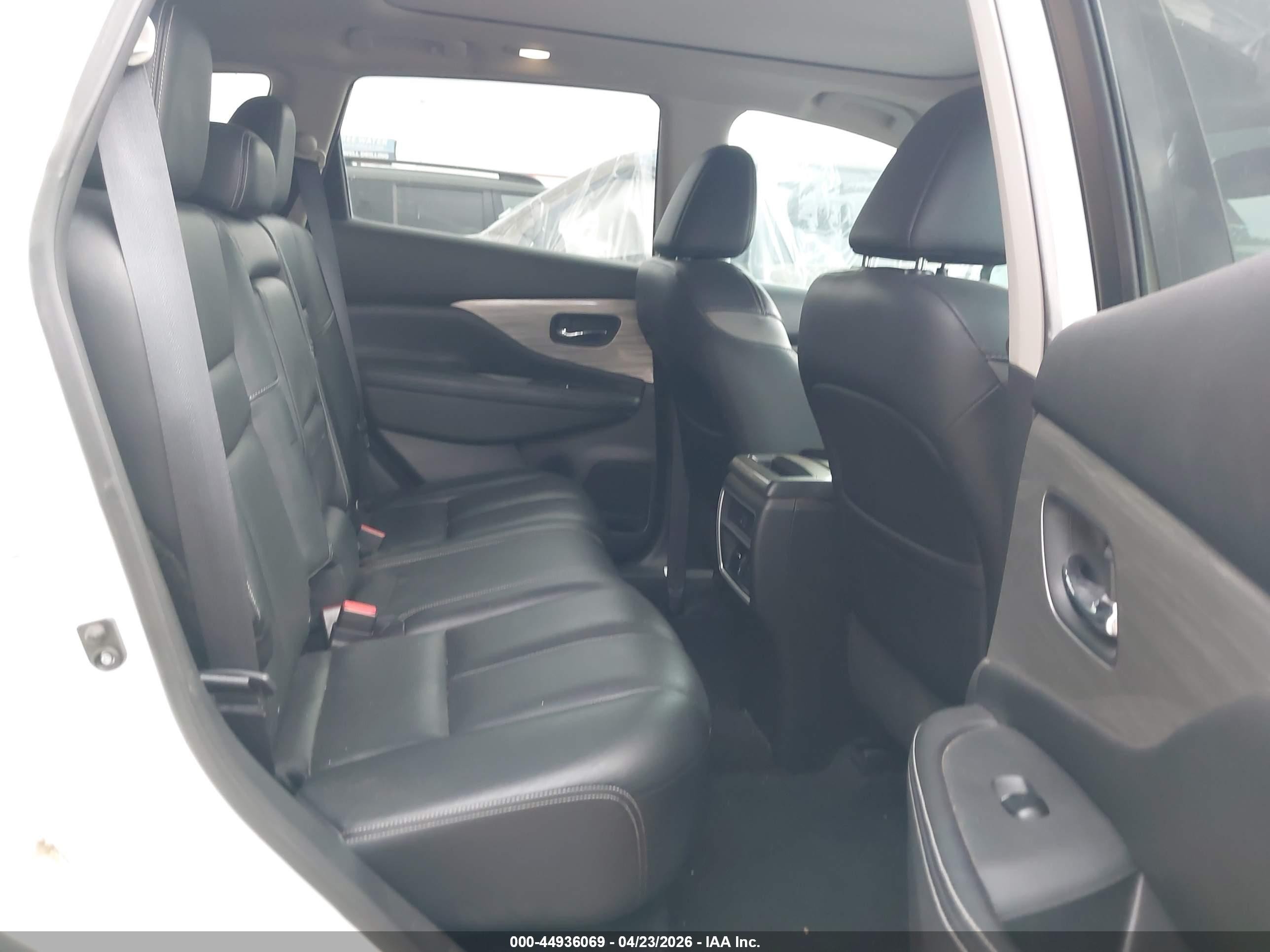 2015 Nissan Murano Sl White vin: 5N1AZ2MGXFN290459