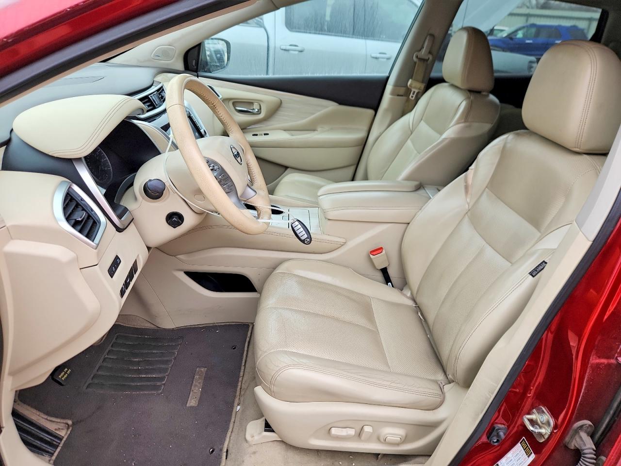 2015 Nissan Murano Platinum Red vin: 5N1AZ2MGXFN291241