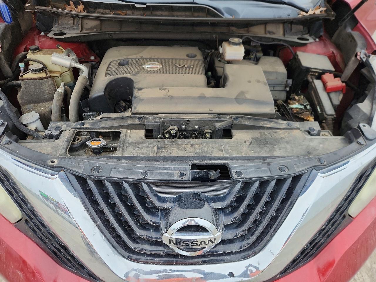 2015 Nissan Murano Platinum Red vin: 5N1AZ2MGXFN291241